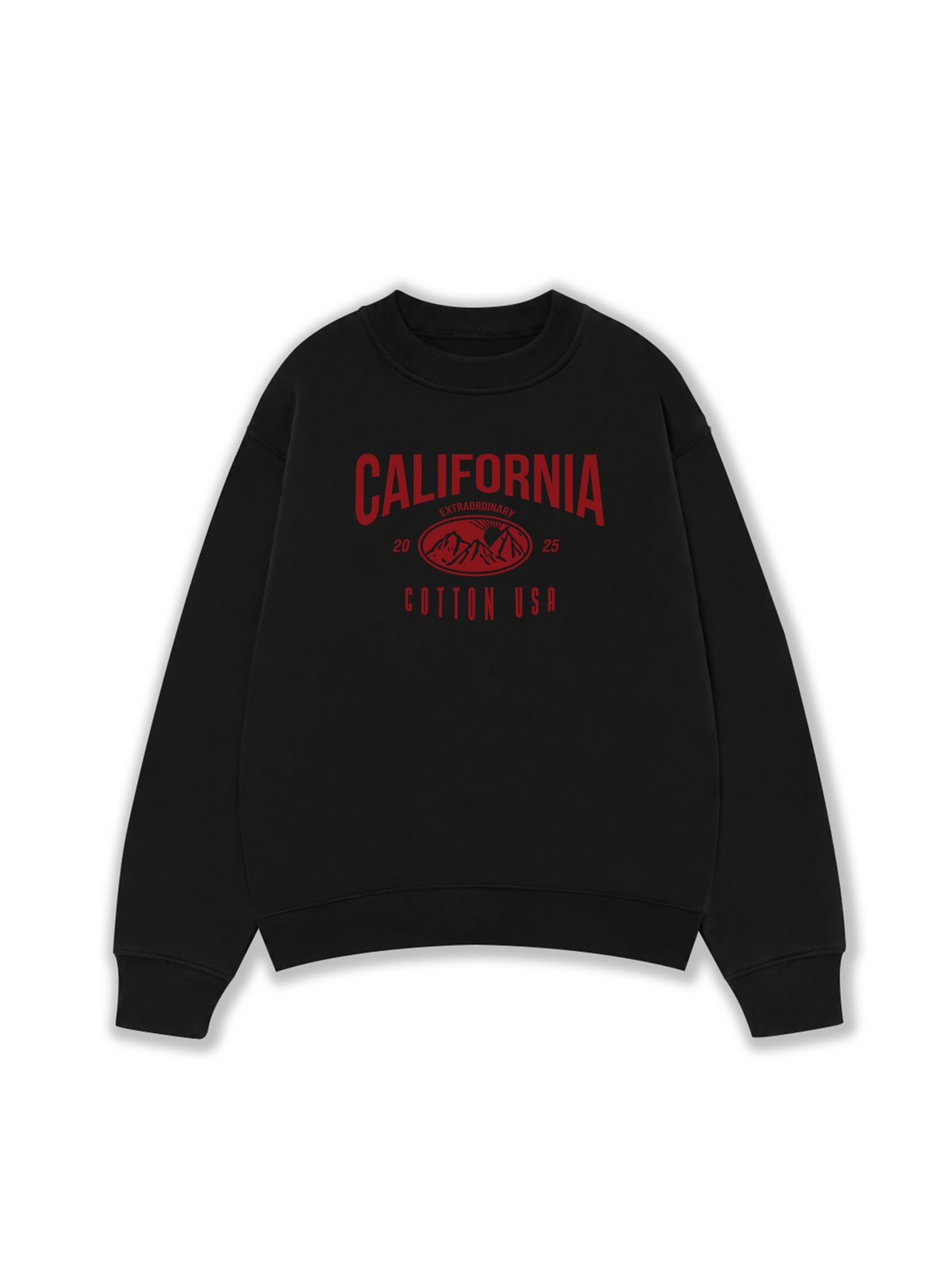 Áo Sweater Nỉ Hai Da USA California Extraordinary