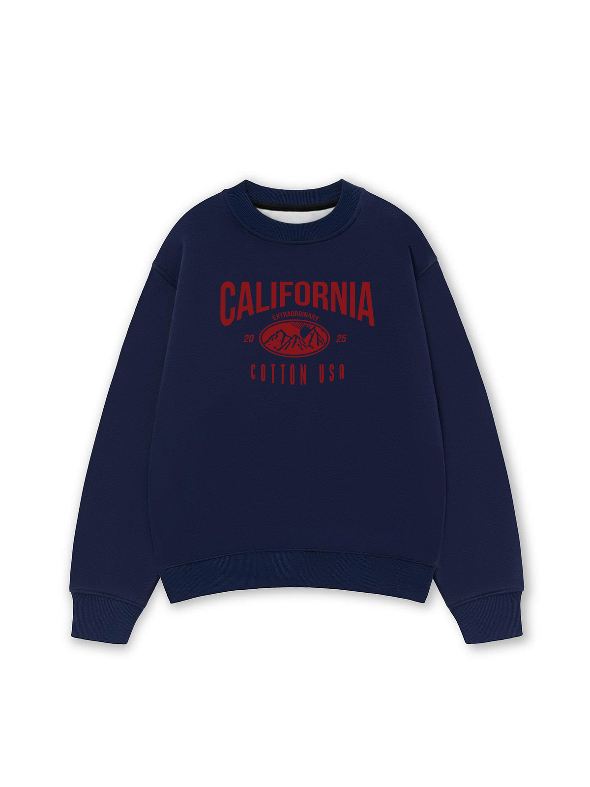 Áo Sweater Nỉ Hai Da USA California Extraordinary