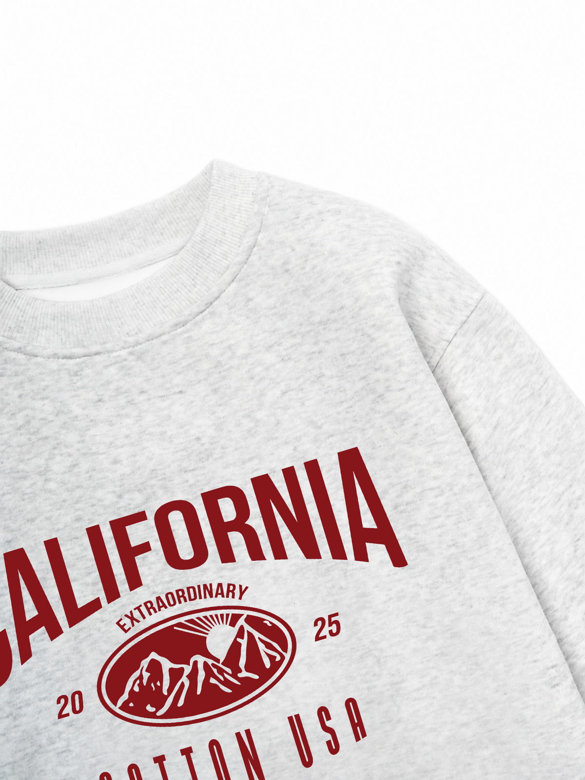 Áo Sweater Nỉ Hai Da USA California Extraordinary