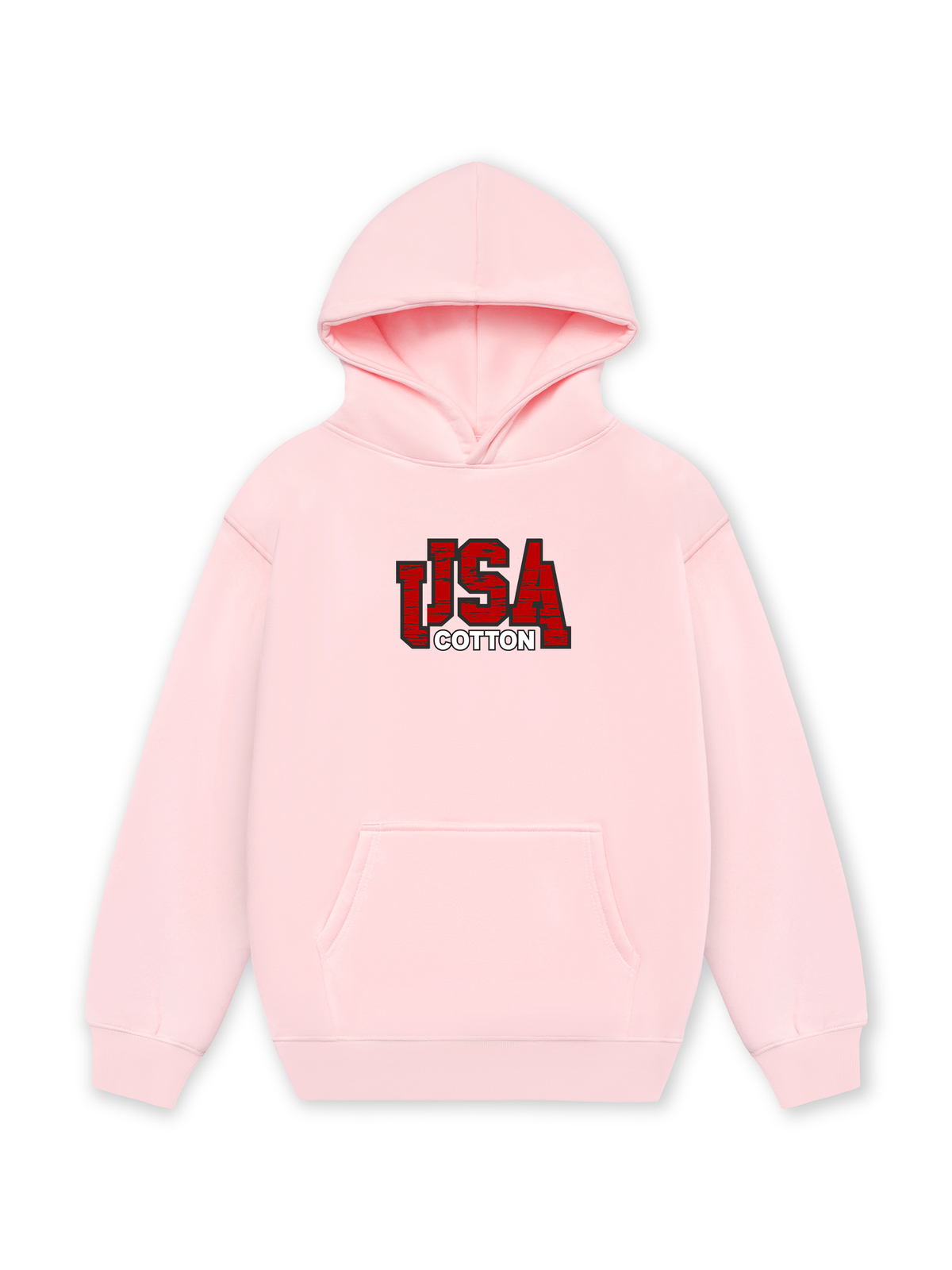 Áo Hoodie Nỉ Hai Da USA Scratched Typo
