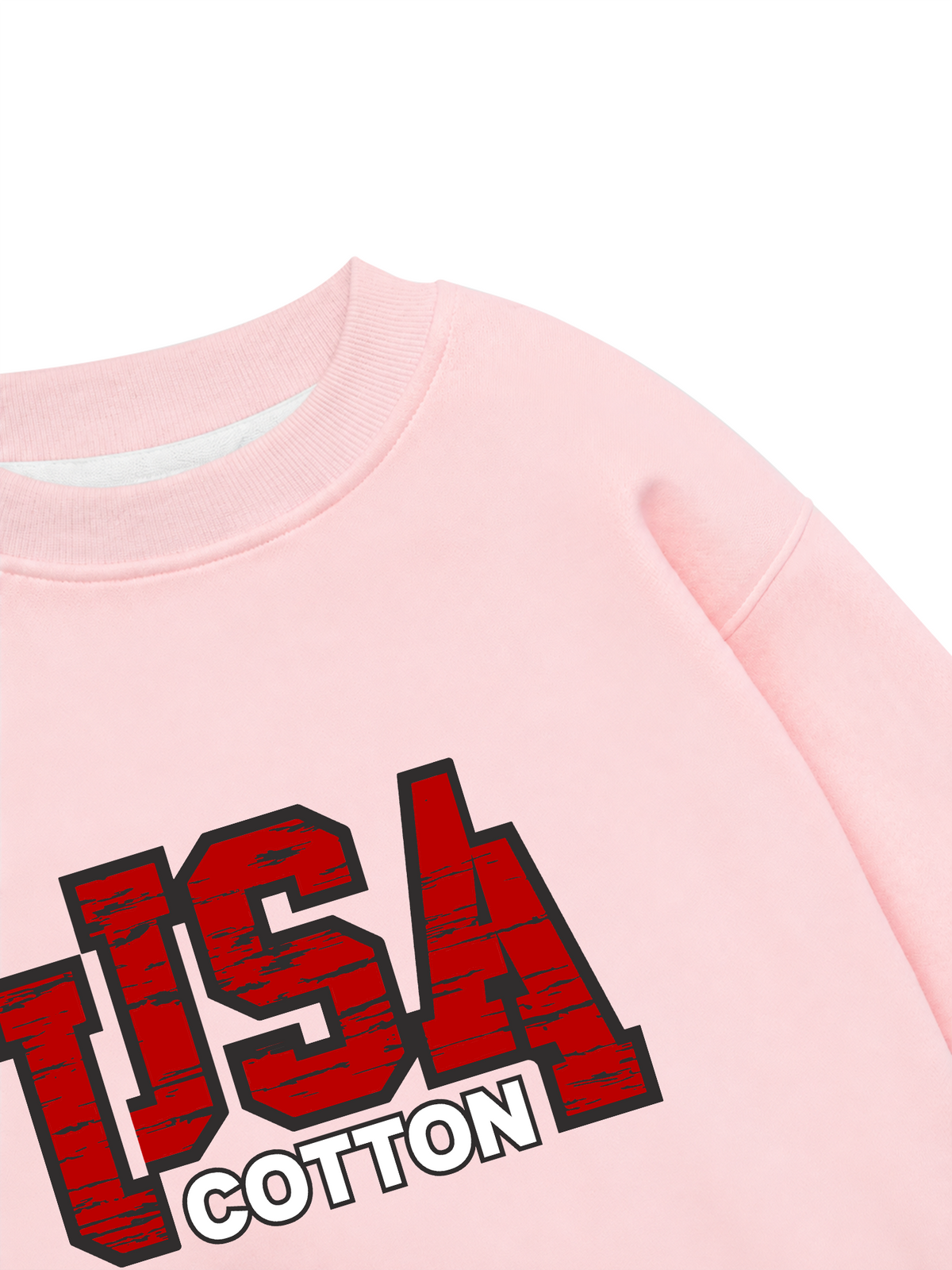 Áo Sweater Nỉ Hai Da USA Scratched Typo
