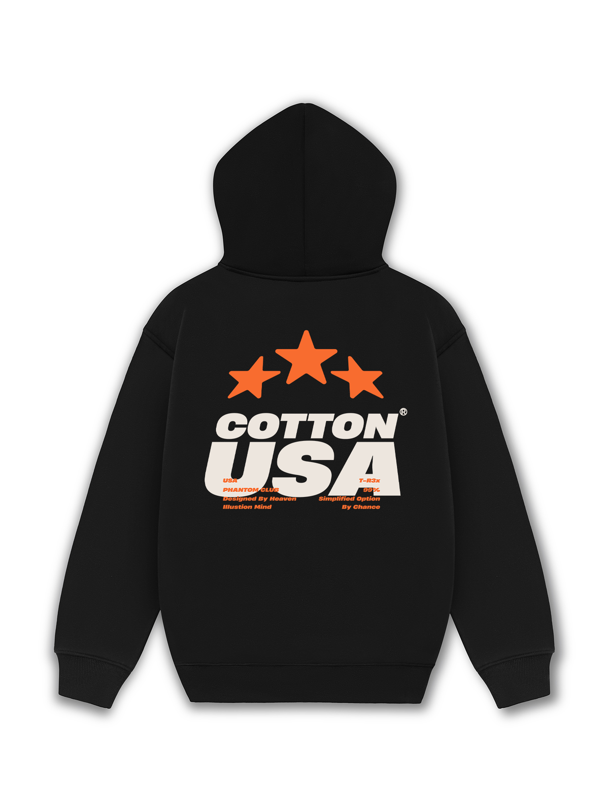 Áo Hoodie Nỉ Hai Da USA Fliction Star