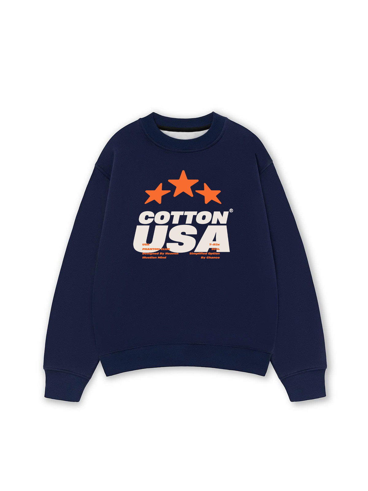 Áo Sweater Nỉ Hai Da USA Fliction Star