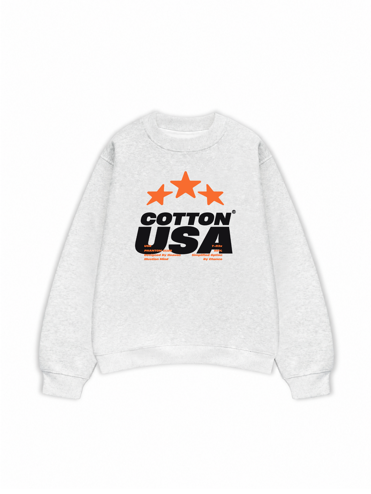 Áo Sweater Nỉ Hai Da USA Fliction Star