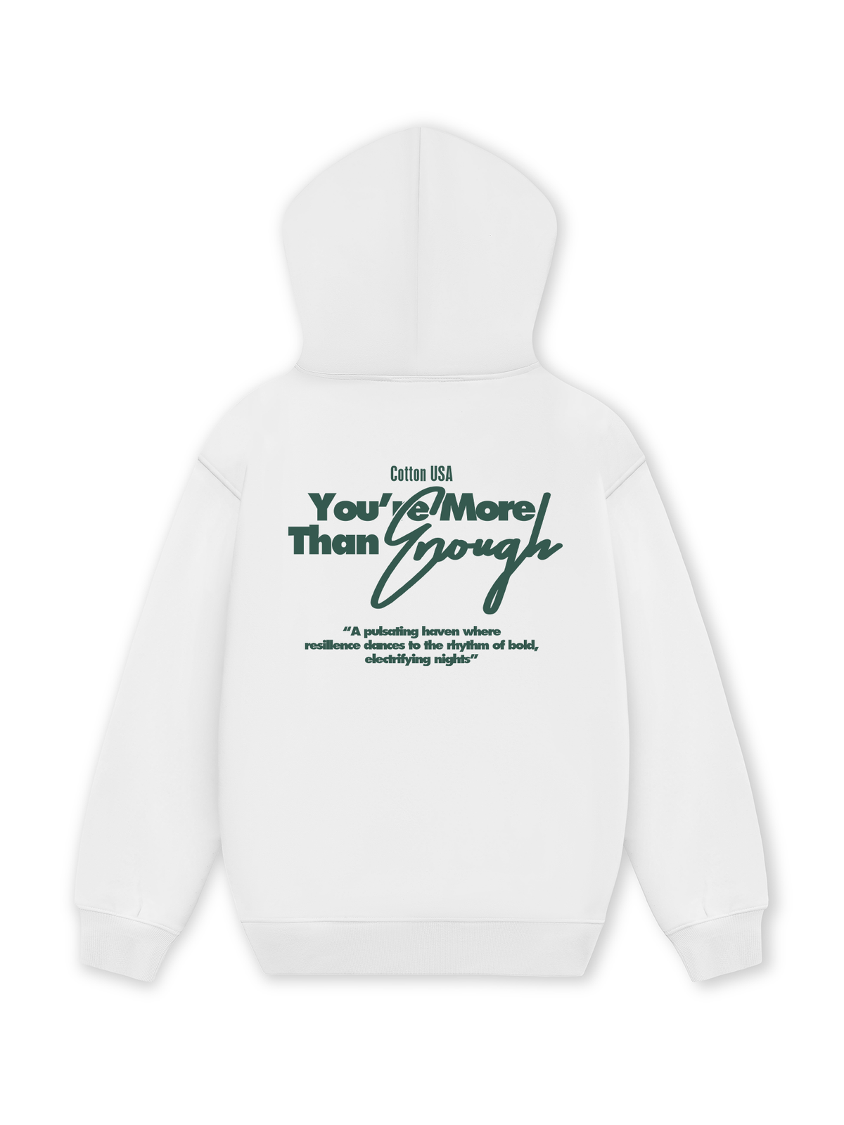 Áo Hoodie Nỉ Hai Da USA More Than Enough
