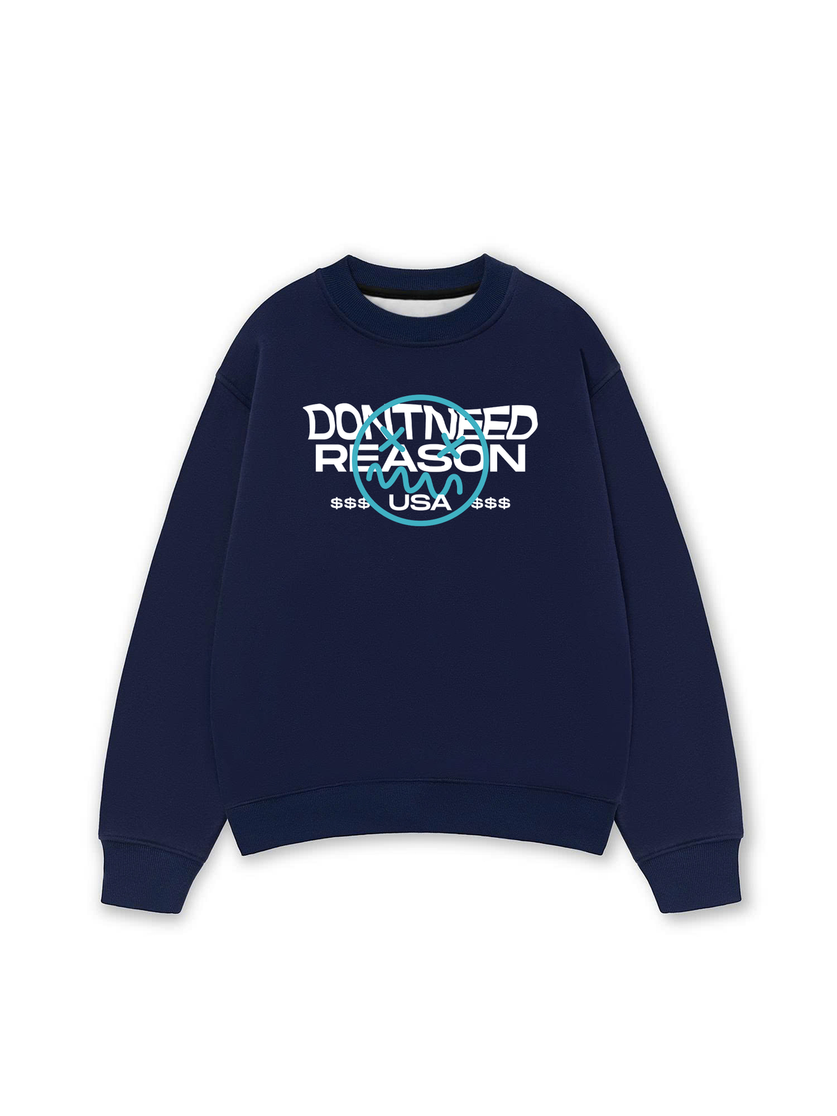 Áo Sweater Nỉ Hai Da USA Dont Need Reason