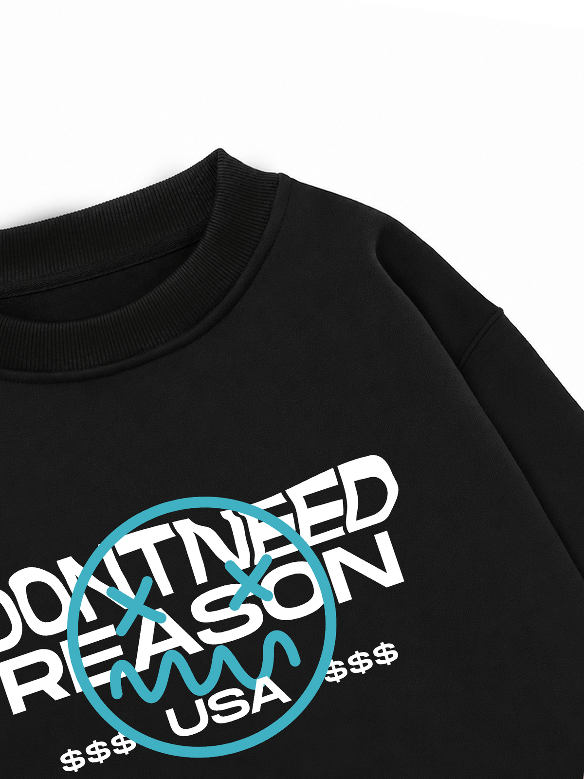 Áo Sweater Nỉ Hai Da USA Dont Need Reason
