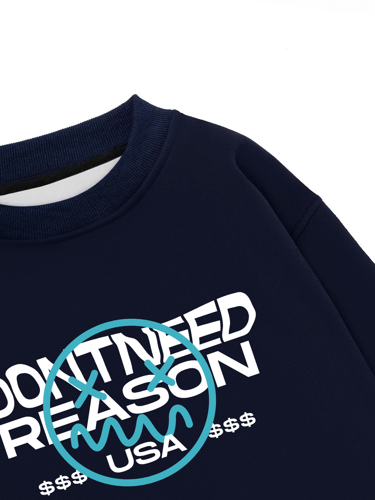 Áo Sweater Nỉ Hai Da USA Dont Need Reason