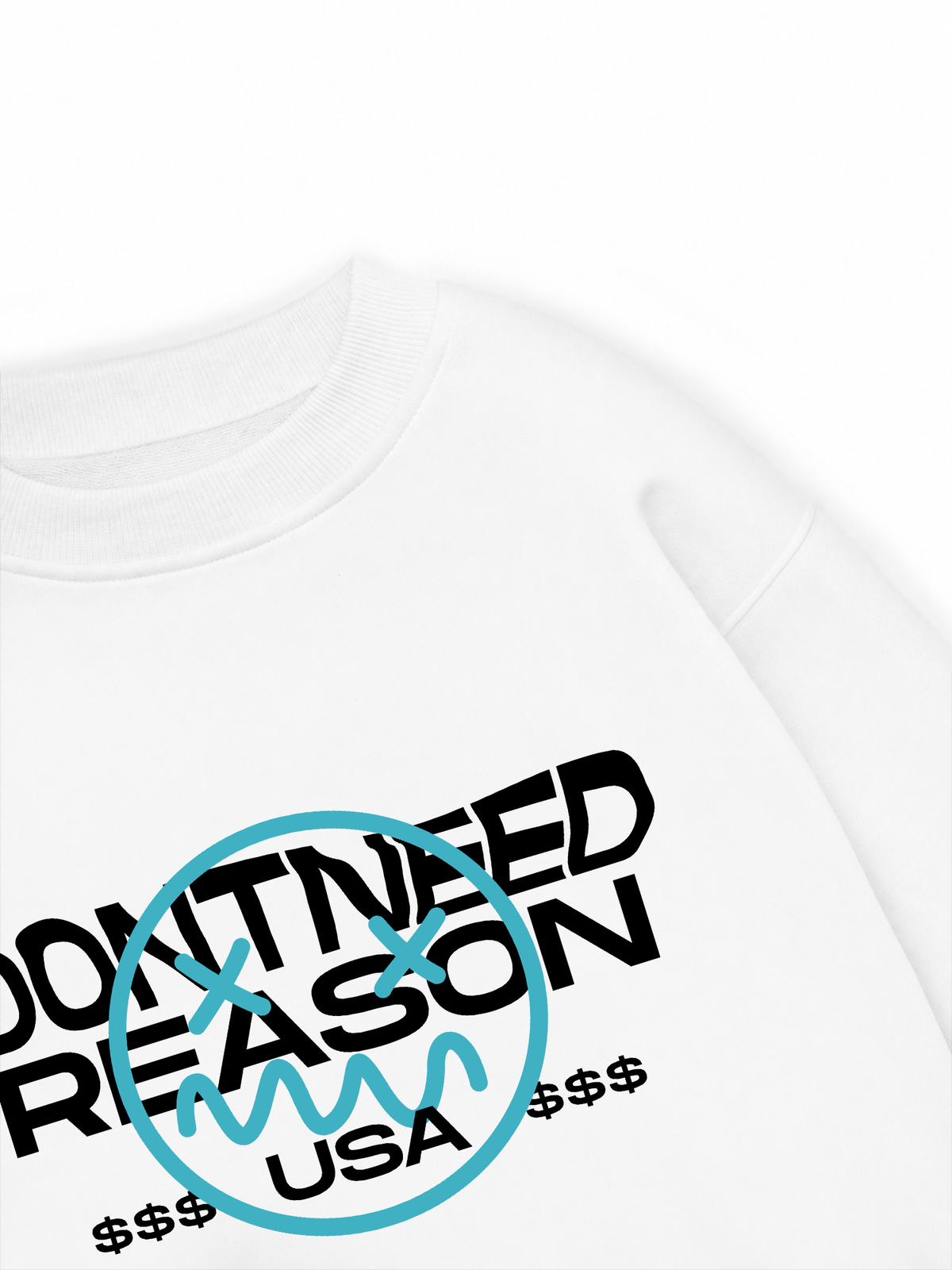 Áo Sweater Nỉ Hai Da USA Dont Need Reason