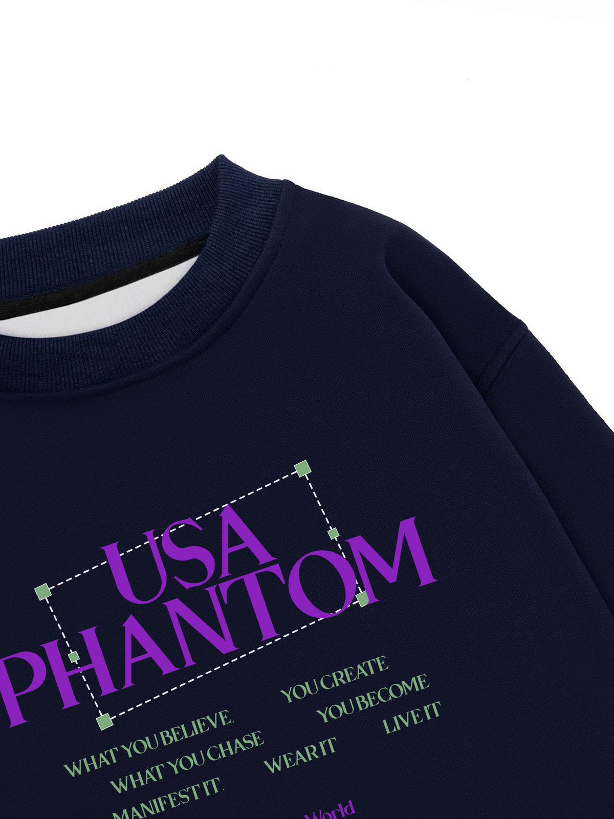 Áo Sweater Nỉ Hai Da USA Phantom Chase