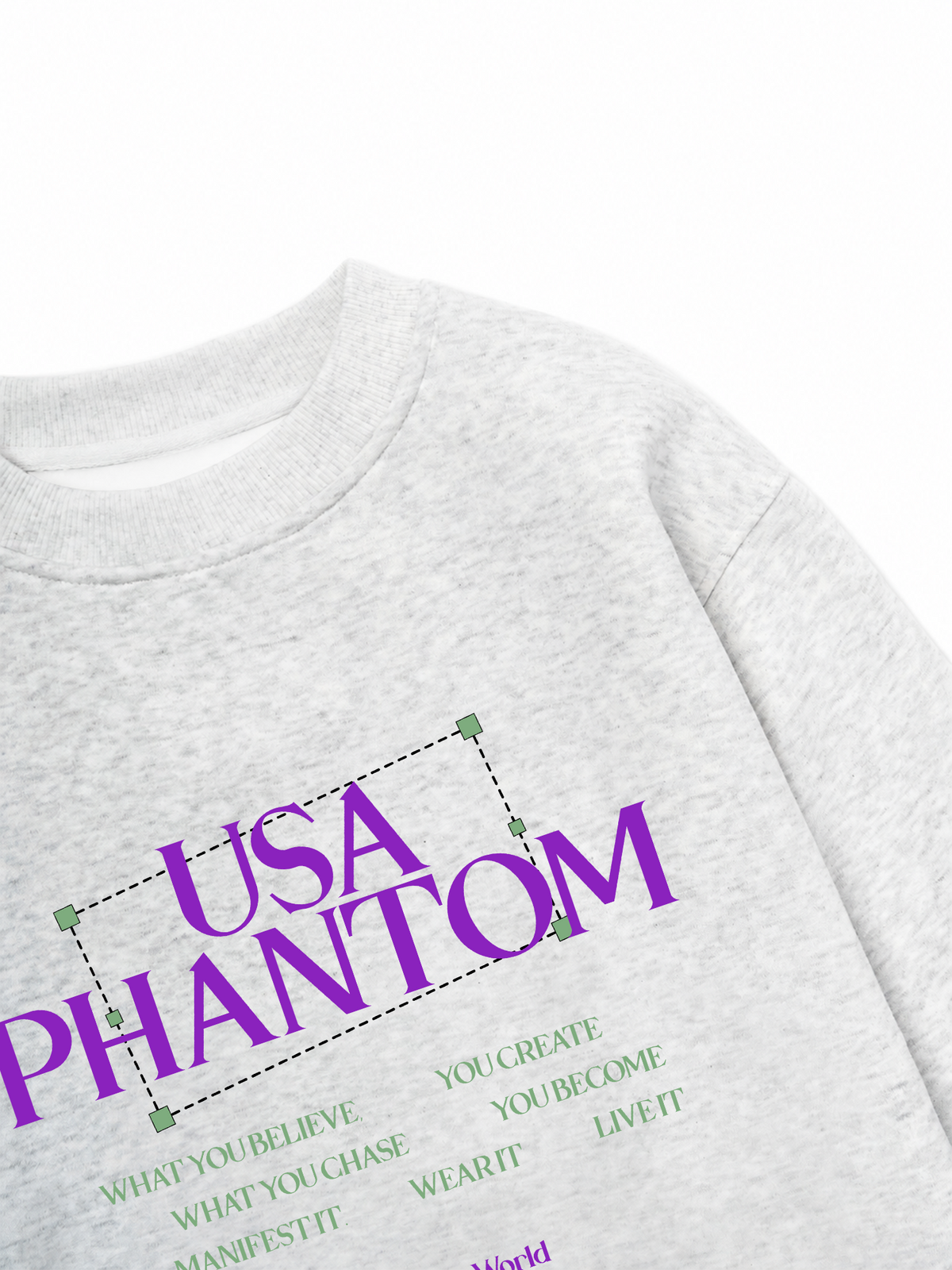 Áo Sweater Nỉ Hai Da USA Phantom Chase
