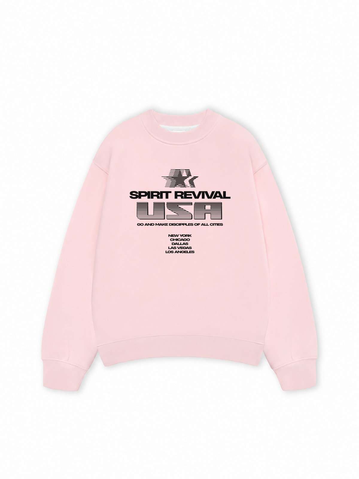 Áo Sweater Nỉ Hai Da USA Spirit Revival