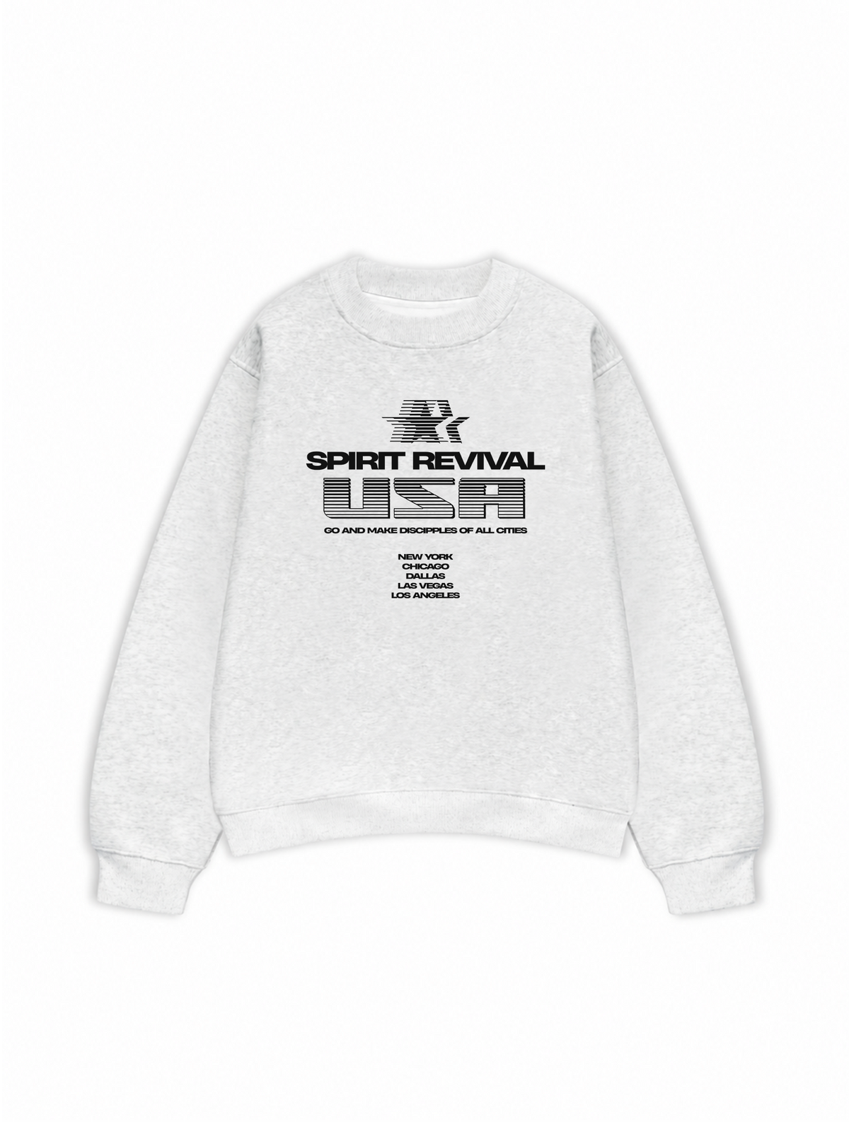 Áo Sweater Nỉ Hai Da USA Spirit Revival