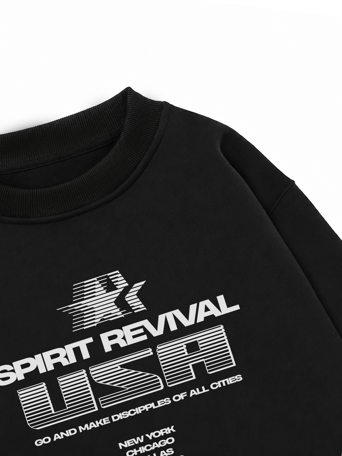 Áo Sweater Nỉ Hai Da USA Spirit Revival