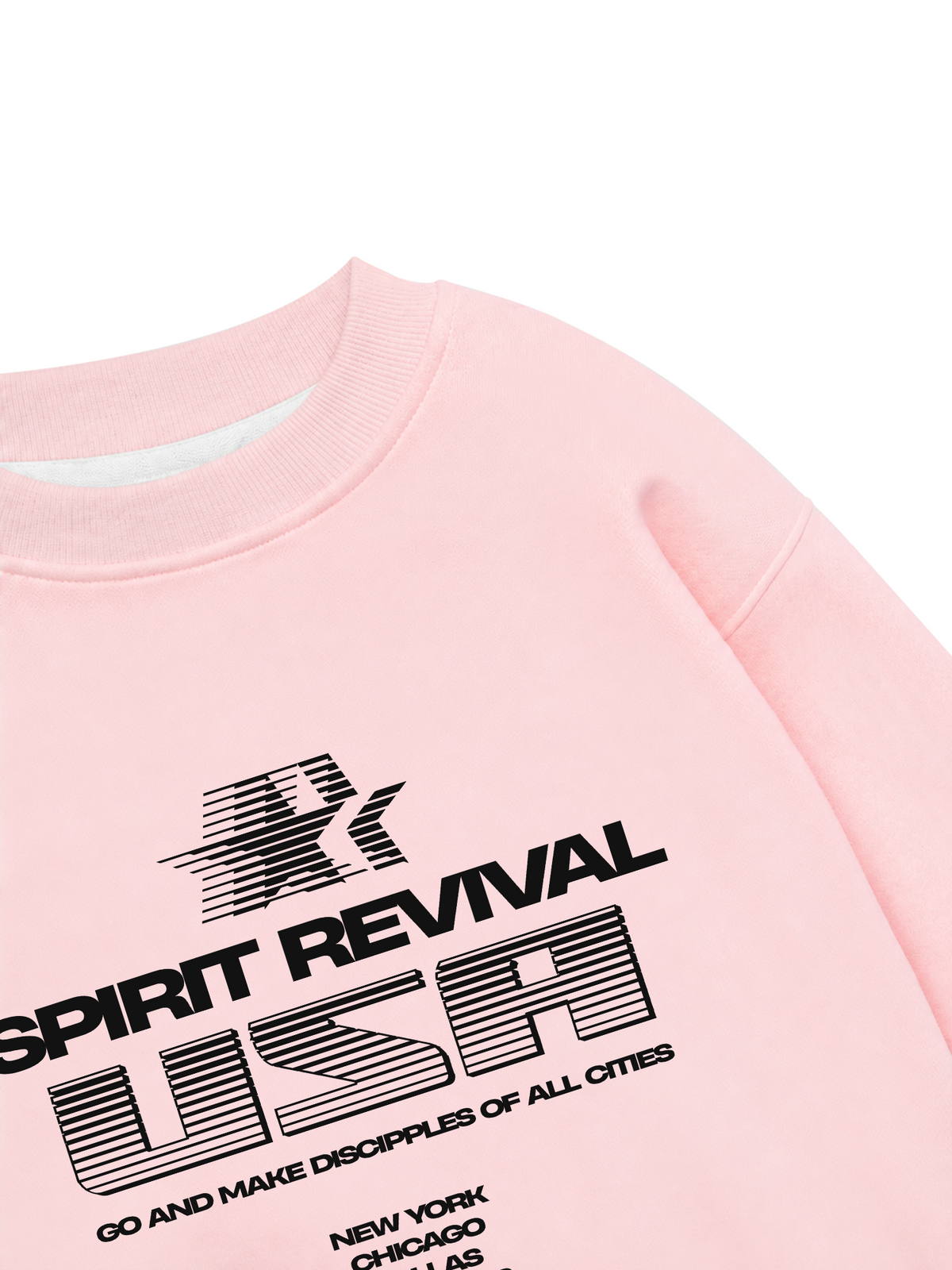 Áo Sweater Nỉ Hai Da USA Spirit Revival