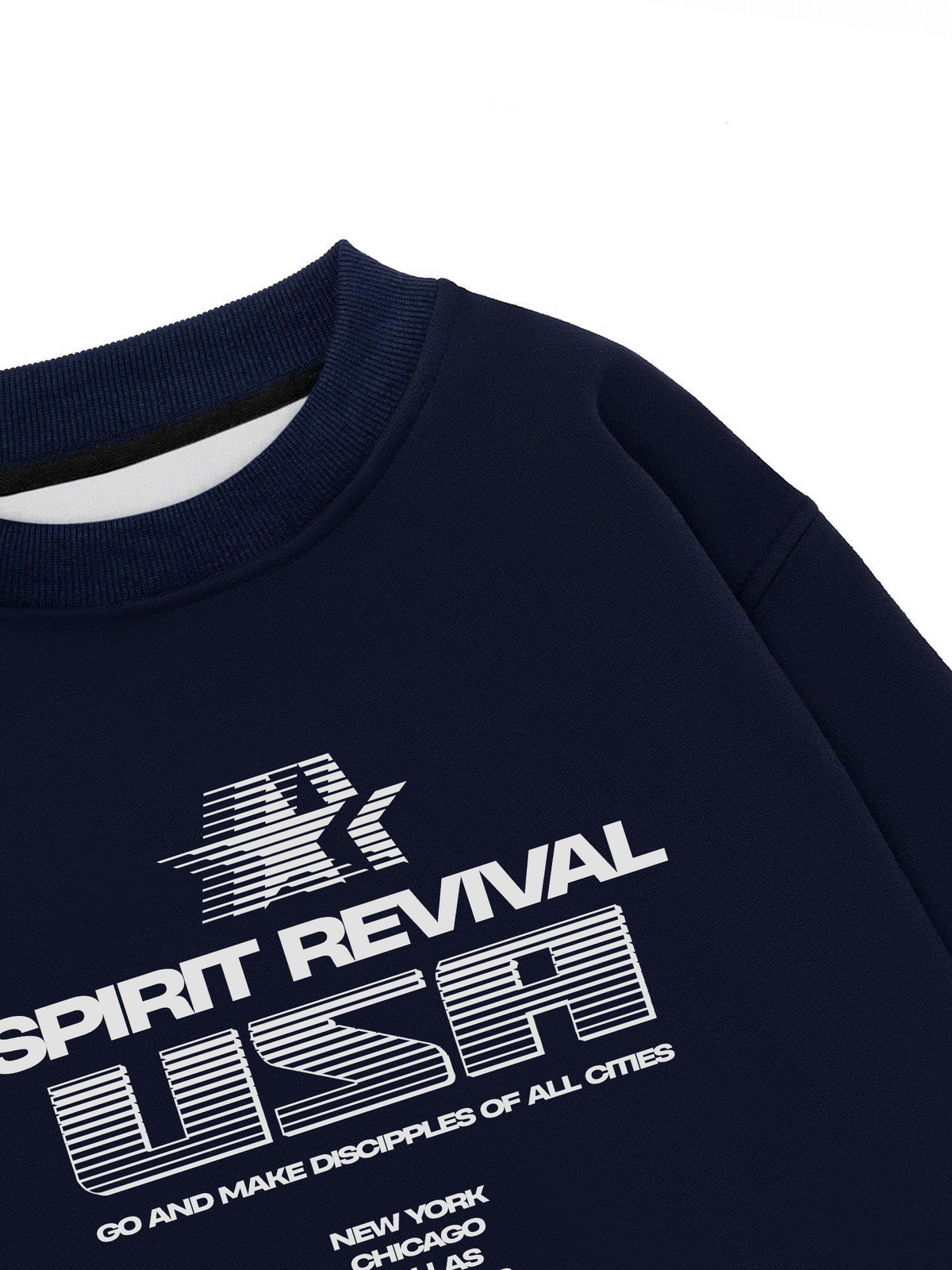 Áo Sweater Nỉ Hai Da USA Spirit Revival