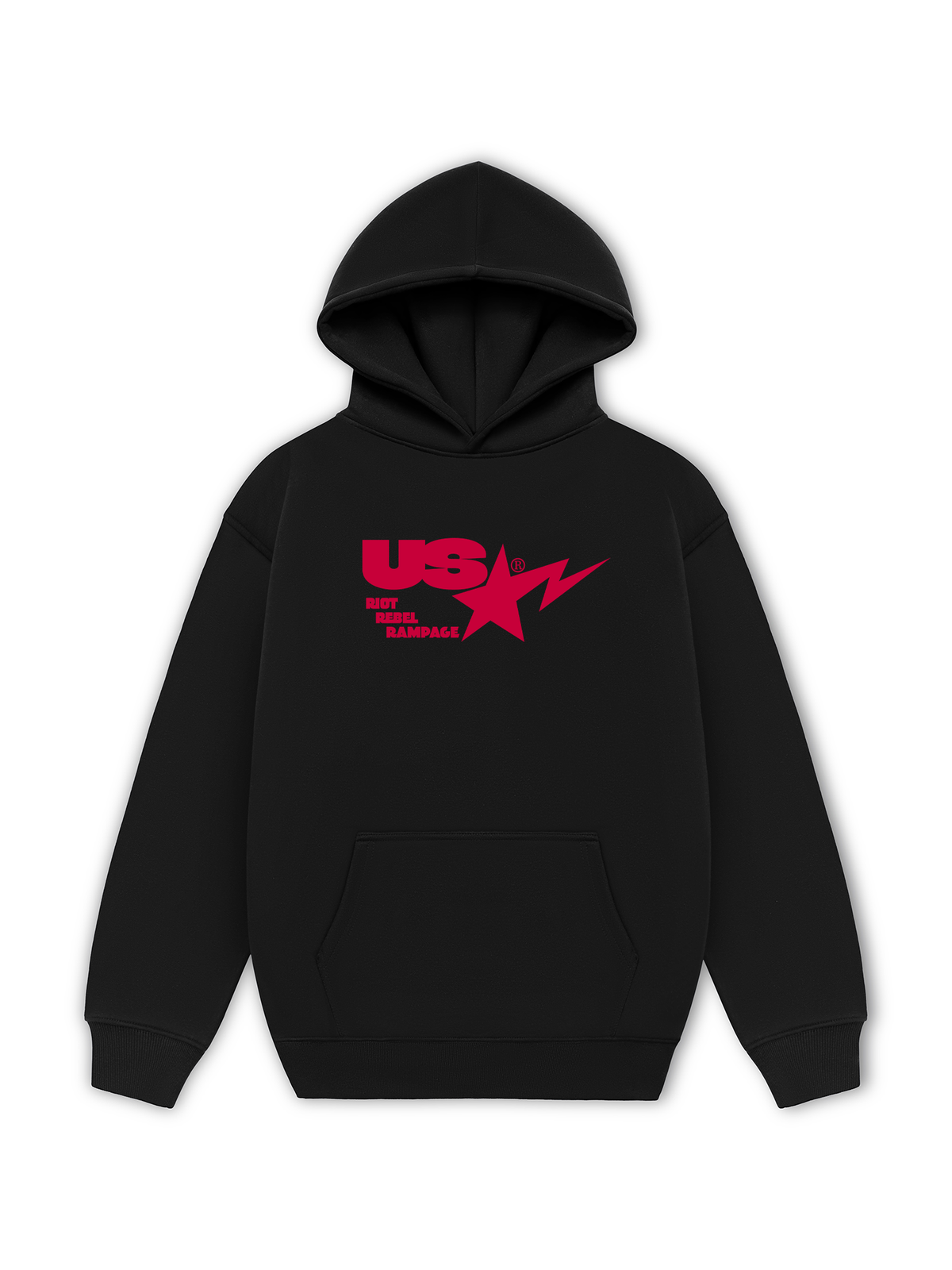 Áo Hoodie Nỉ Hai Da USA Riot Rebel Rampage