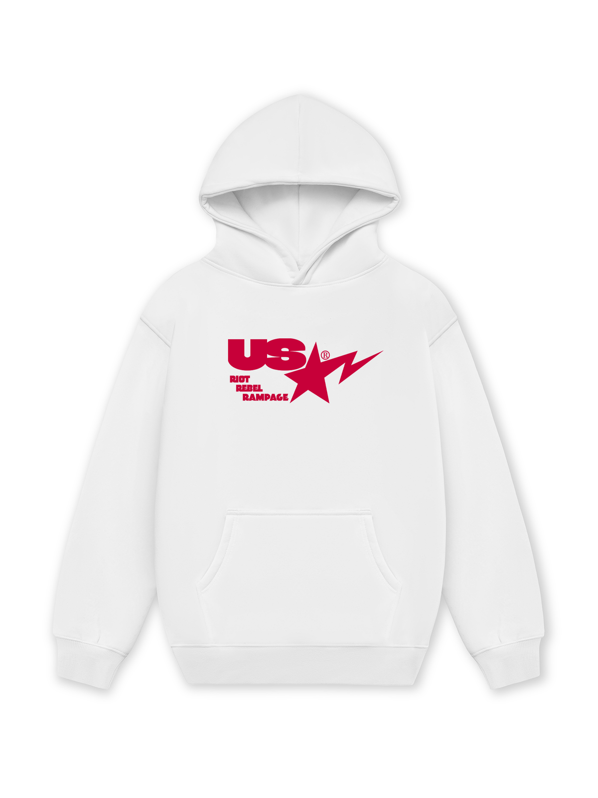 Áo Hoodie Nỉ Hai Da USA Riot Rebel Rampage