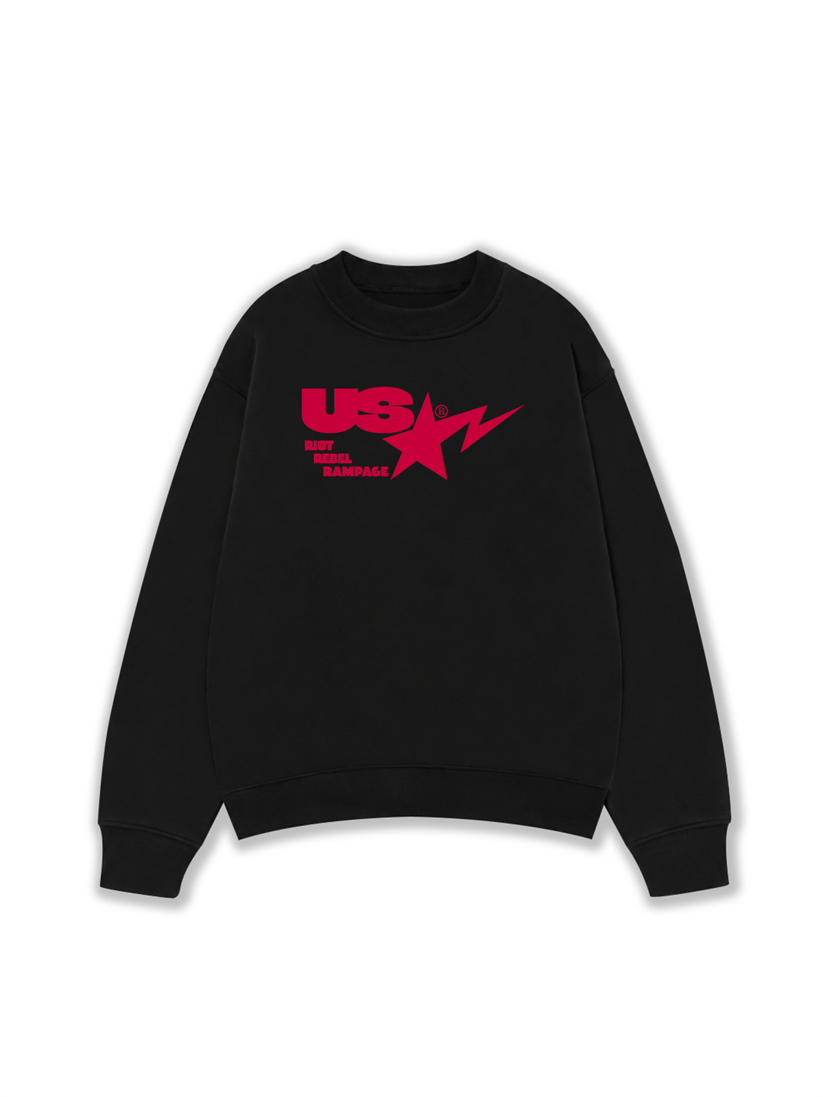 Áo Sweater Nỉ Hai Da USA Riot Rebel Rampage