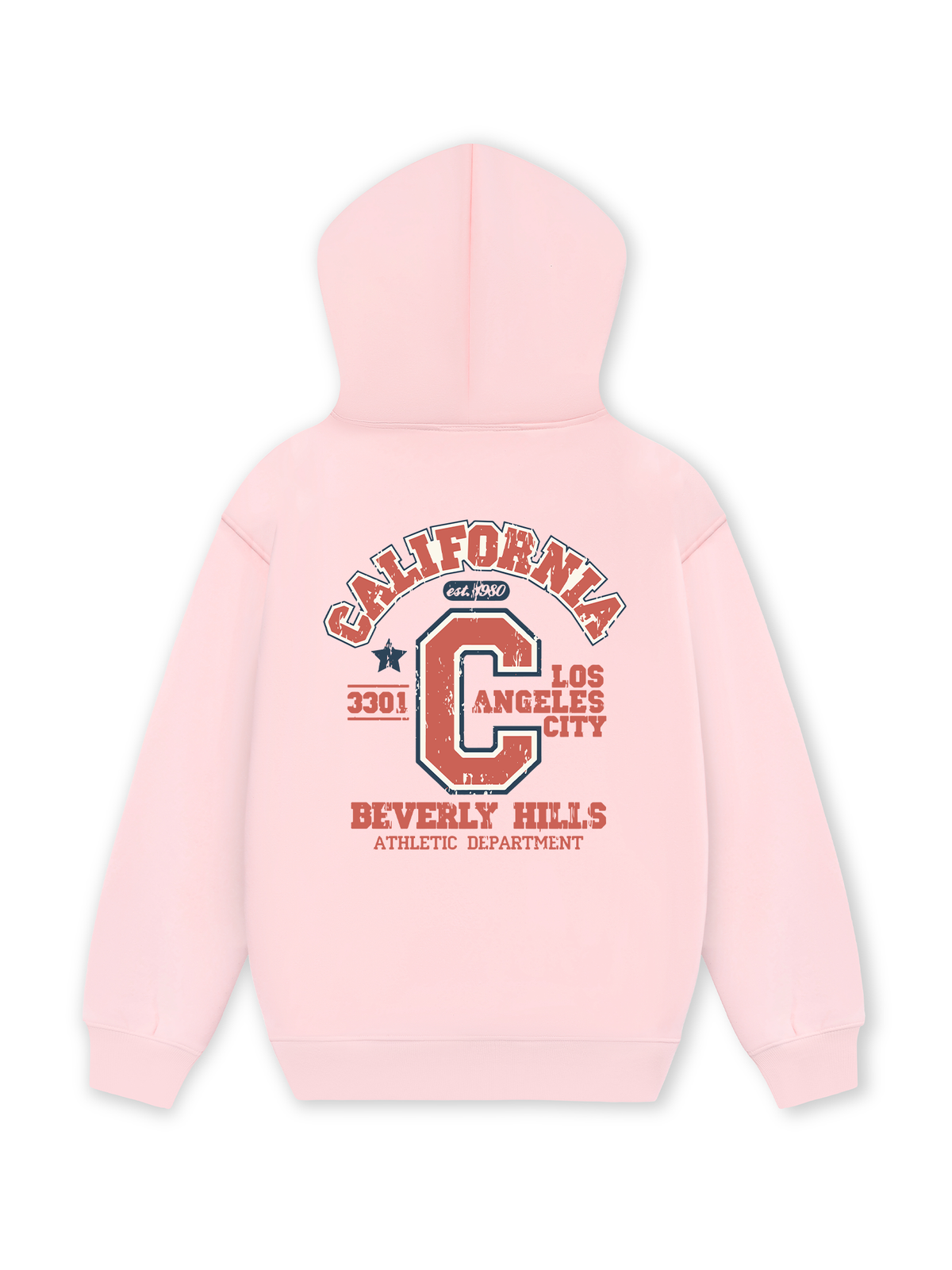 Áo Hoodie Nỉ Hai Da City Beverly Hills Cali
