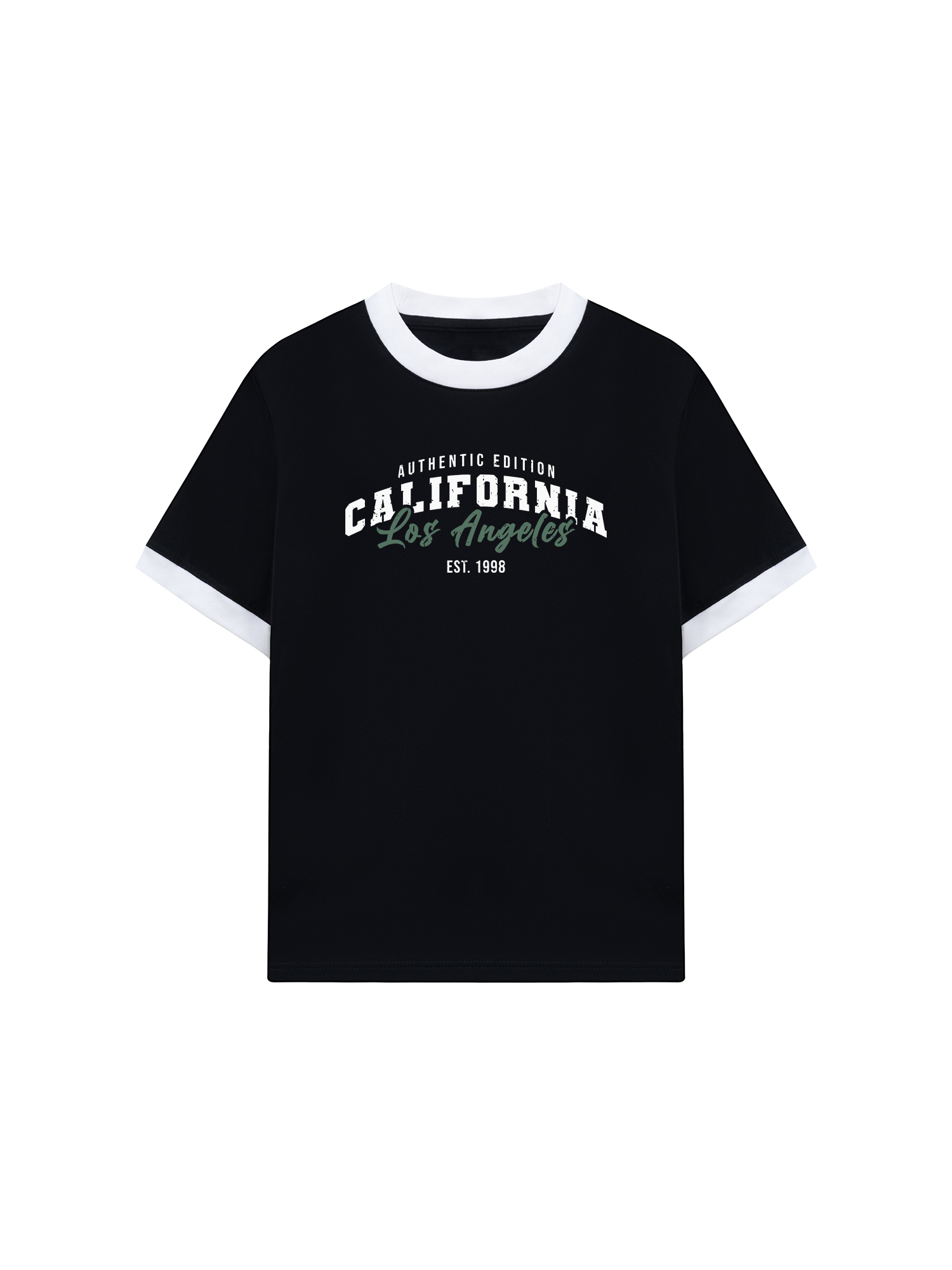 Áo Thun Ringer Relaxed Fit City California Authentic Edition