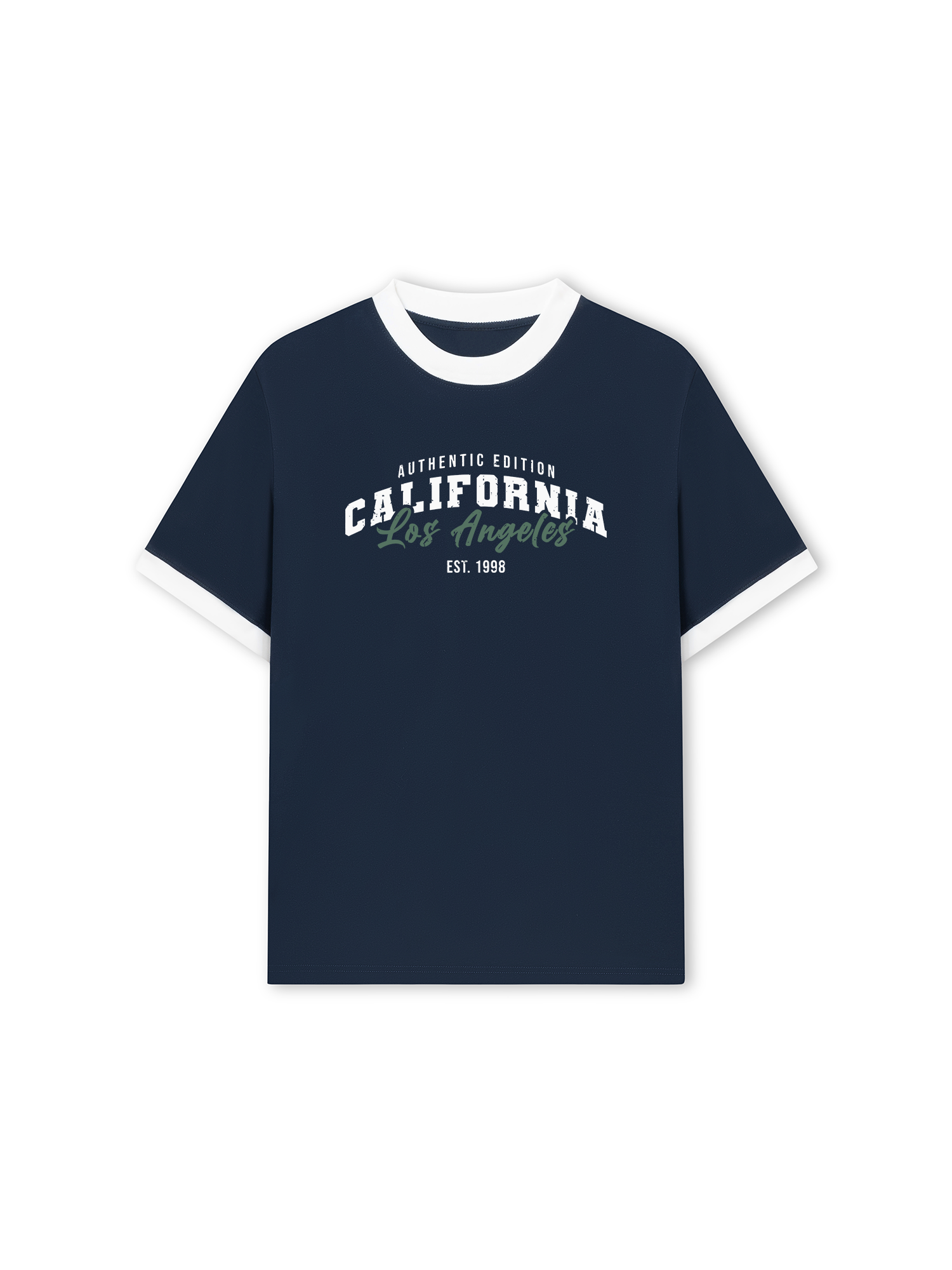 Áo Thun Ringer Relaxed Fit City California Authentic Edition
