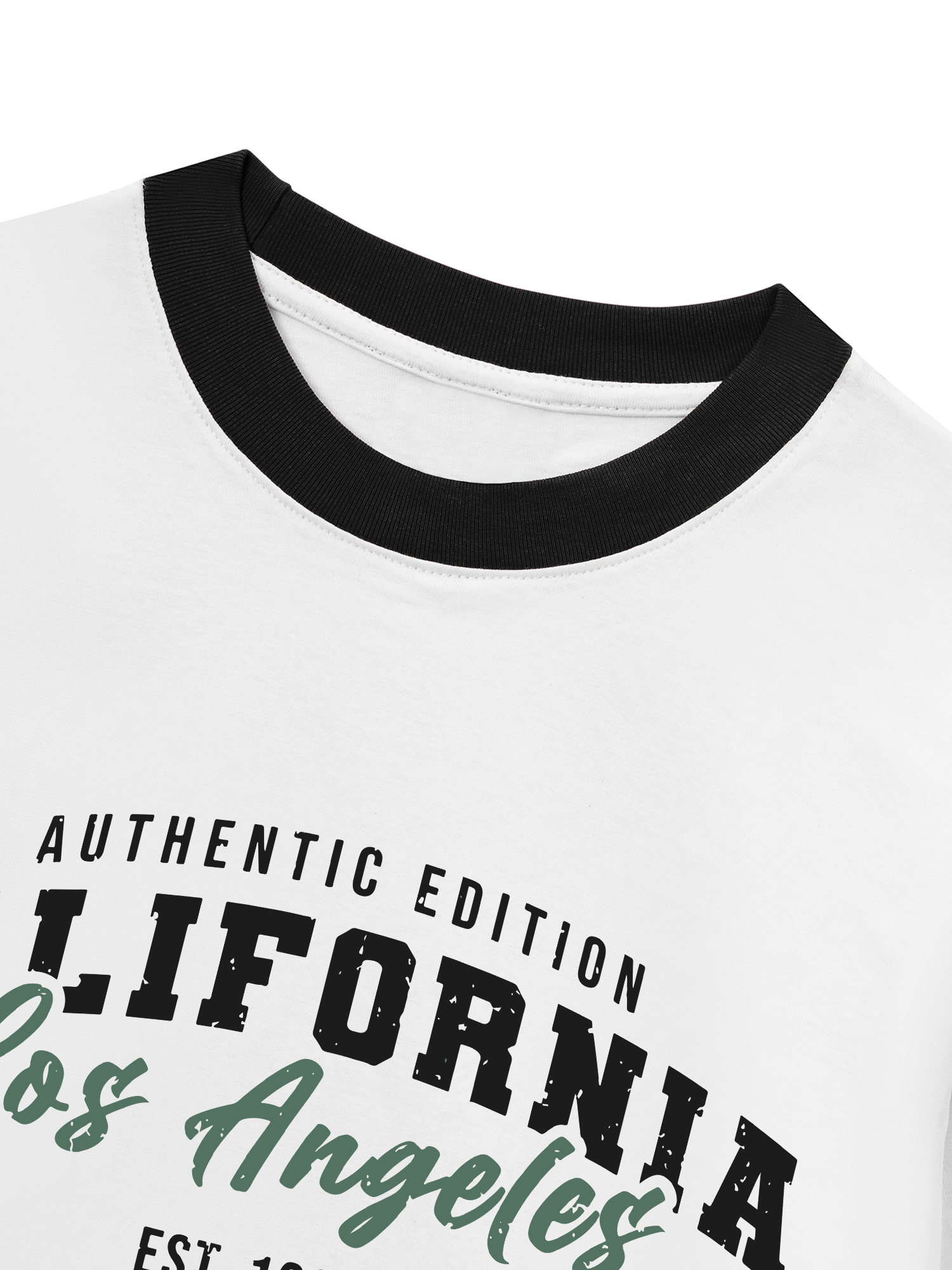 Áo Thun Ringer Relaxed Fit City California Authentic Edition
