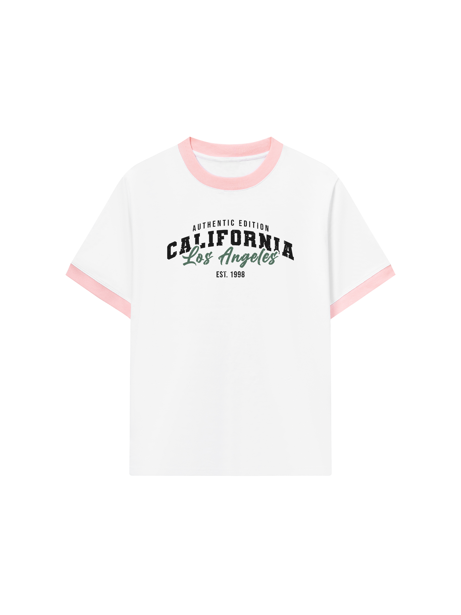 Áo Thun Ringer Relaxed Fit City California Authentic Edition