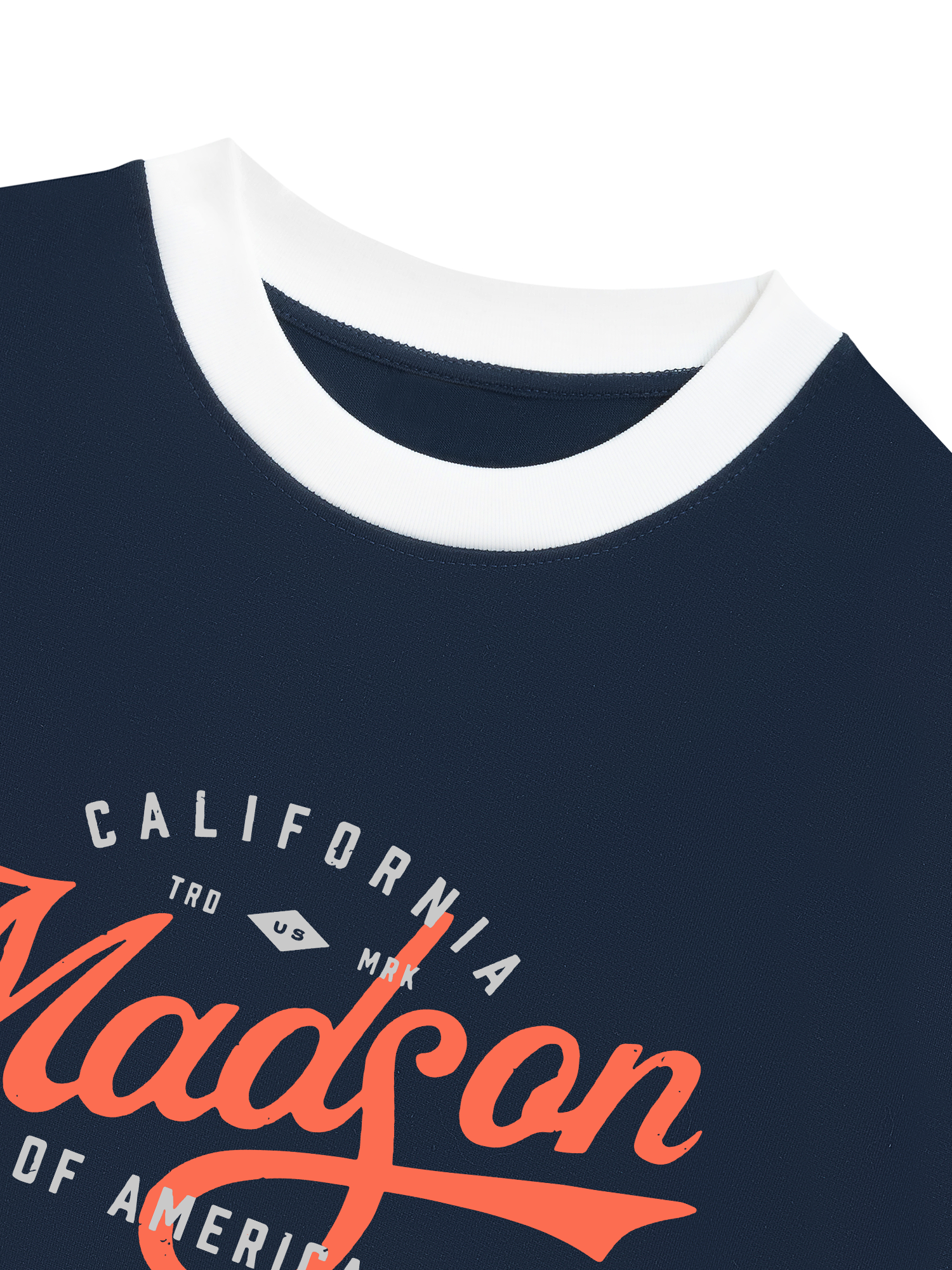 Áo Thun Ringer Relaxed Fit City Madson California