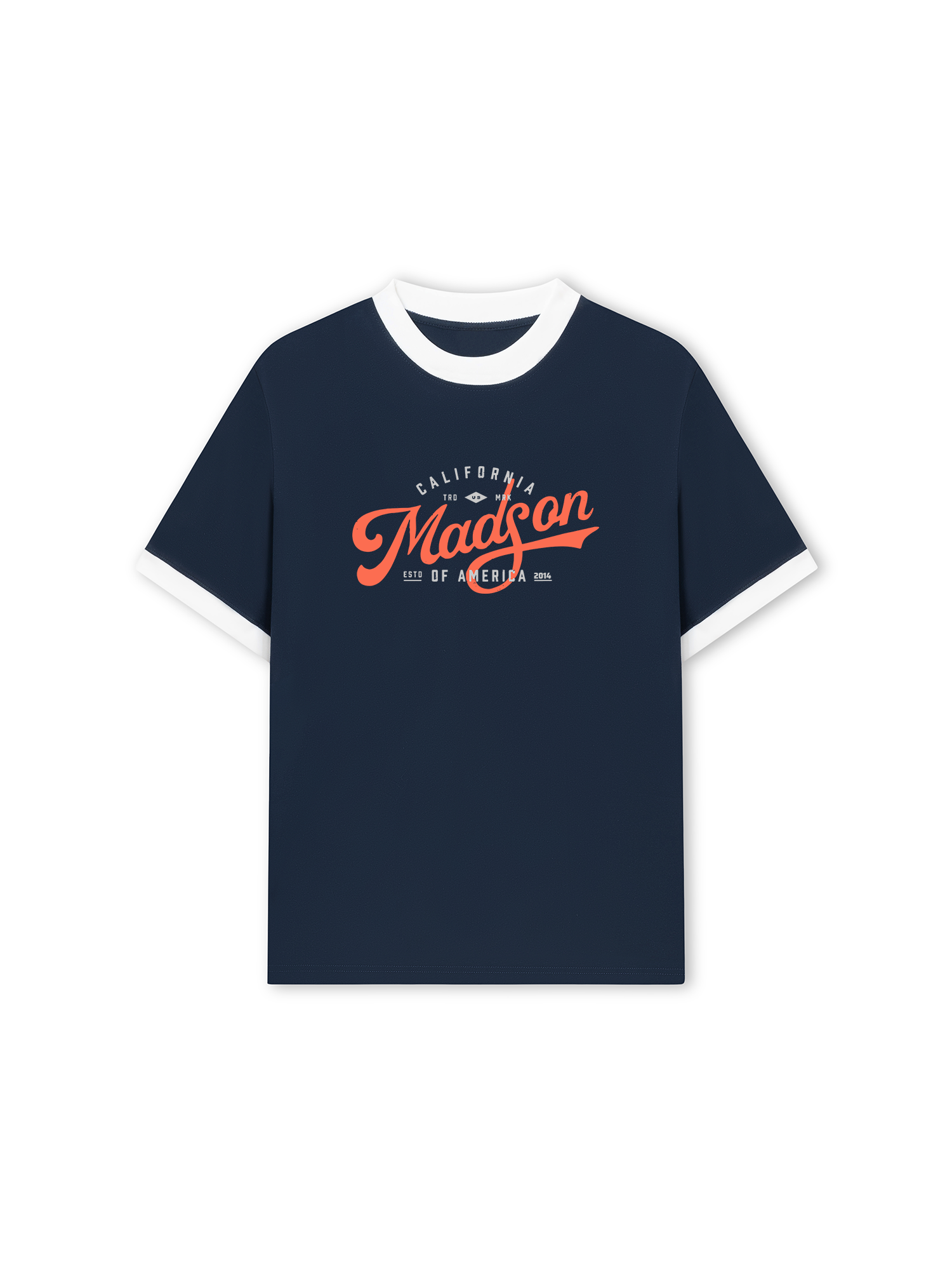 Áo Thun Ringer Relaxed Fit City Madson California