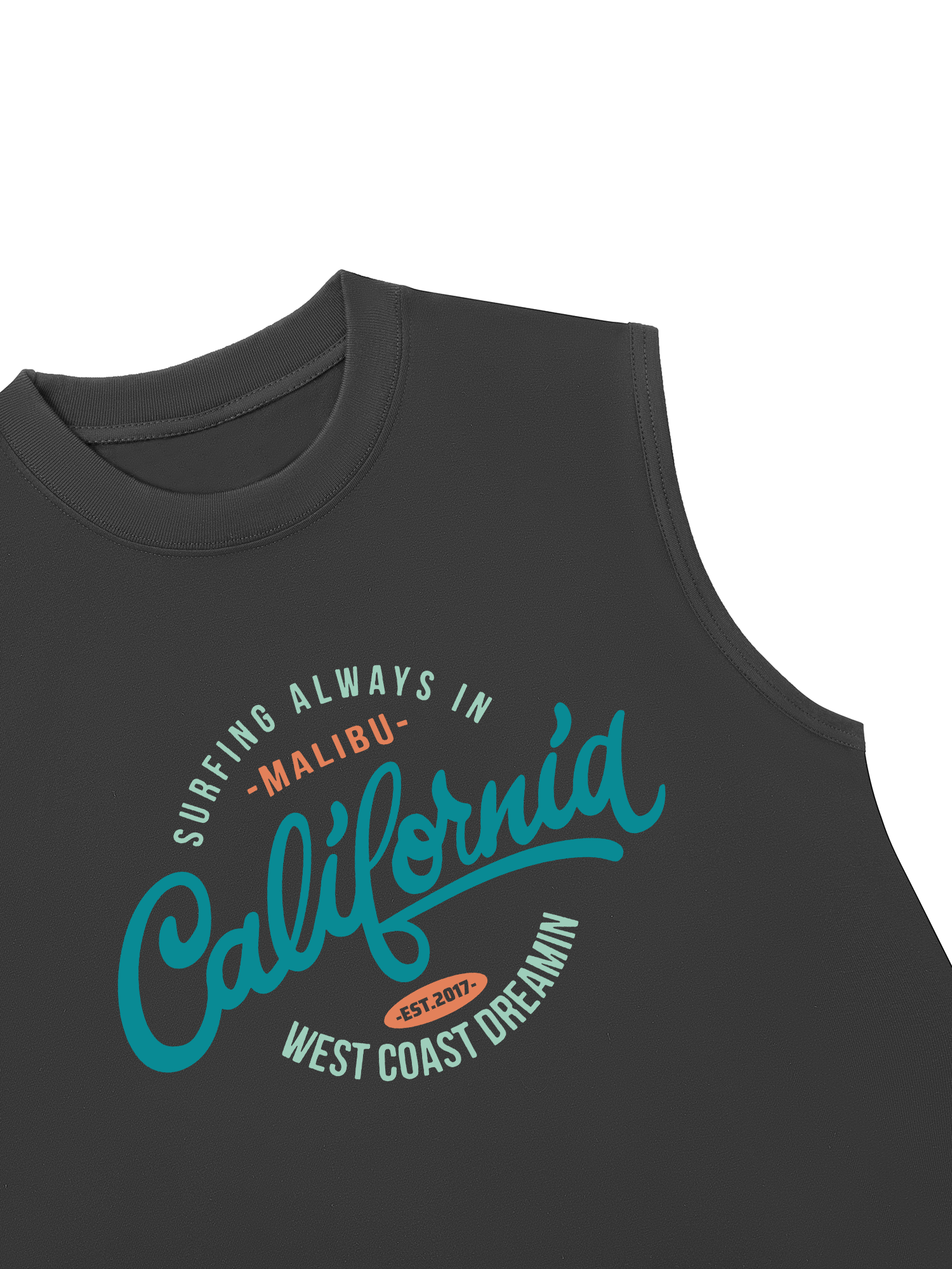 Áo Ba Lỗ Relaxed Fit City Malibu West Coast