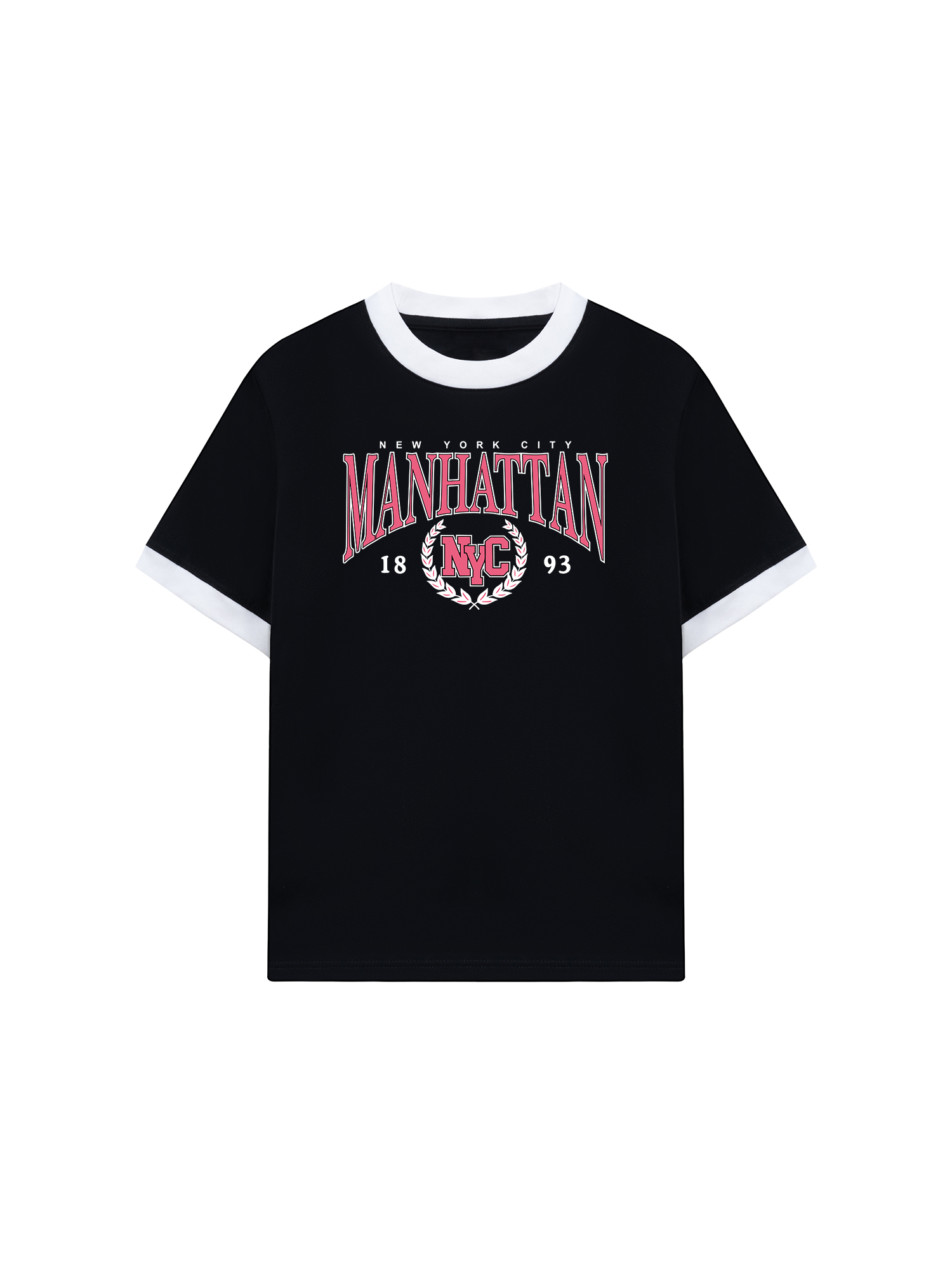 Áo Thun Ringer Relaxed Fit City Manhattan NY