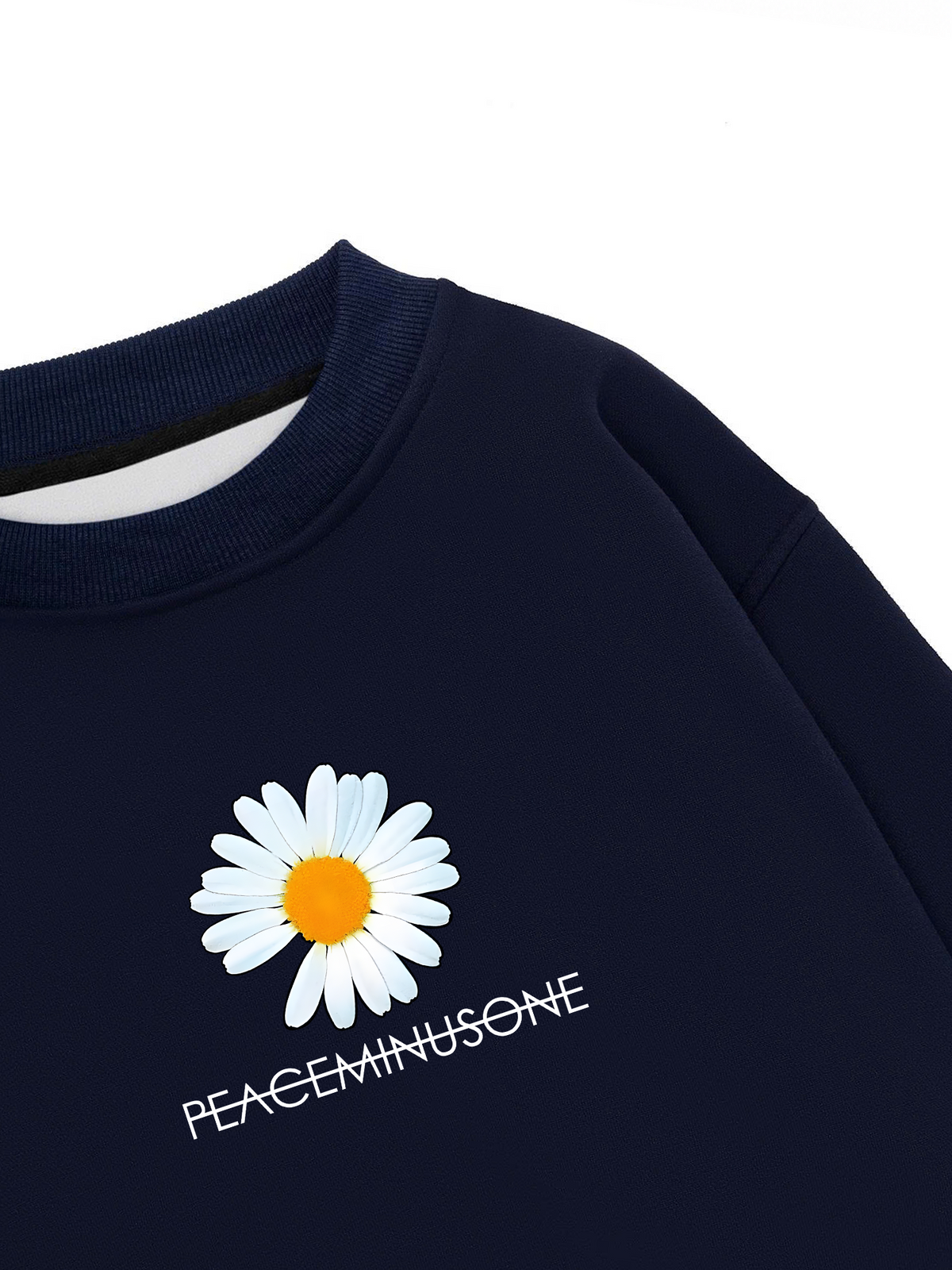 Áo Sweater Nỉ Hai Da Floral Peace Minusone
