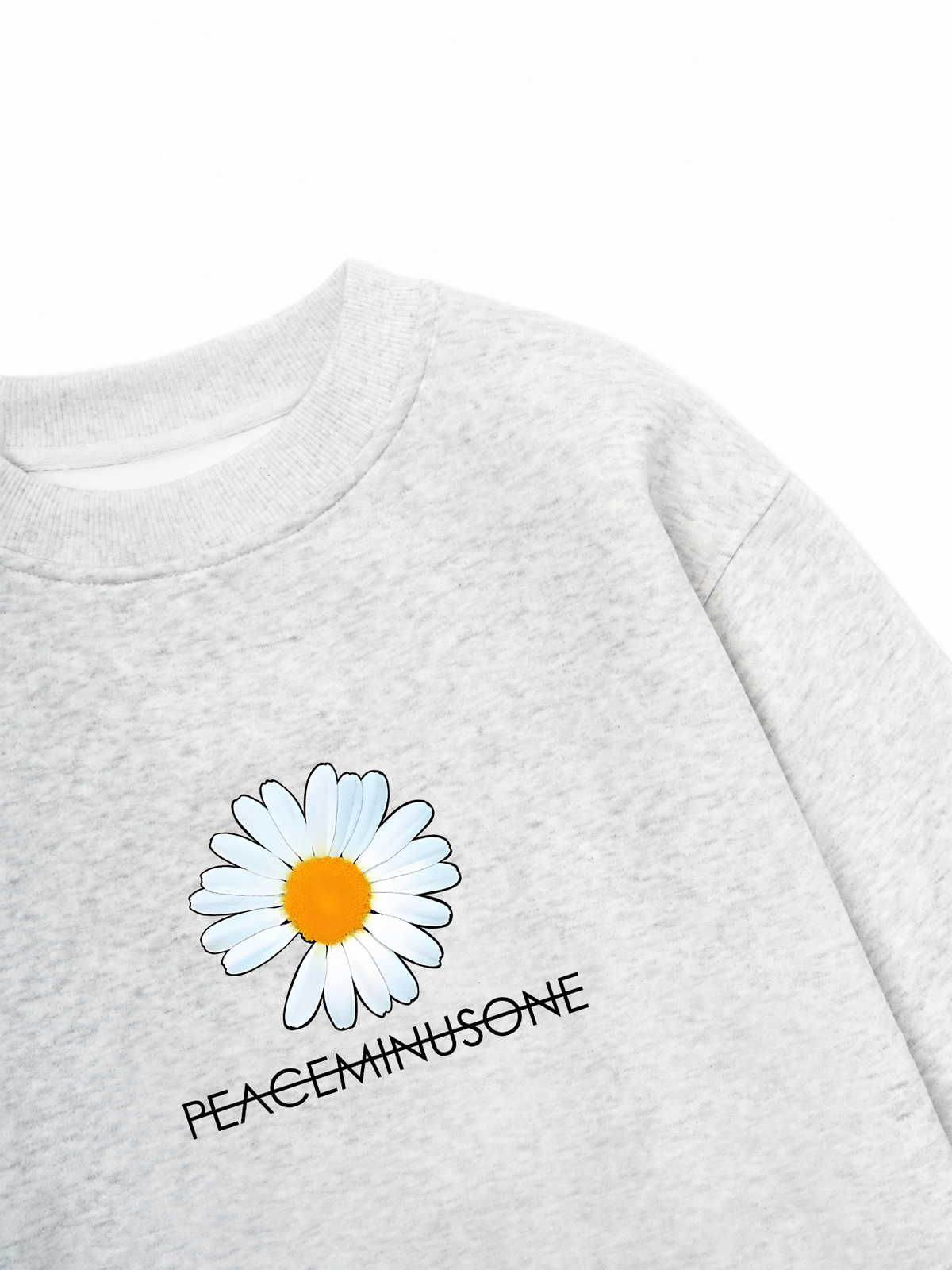 Áo Sweater Nỉ Hai Da Floral Peace Minusone