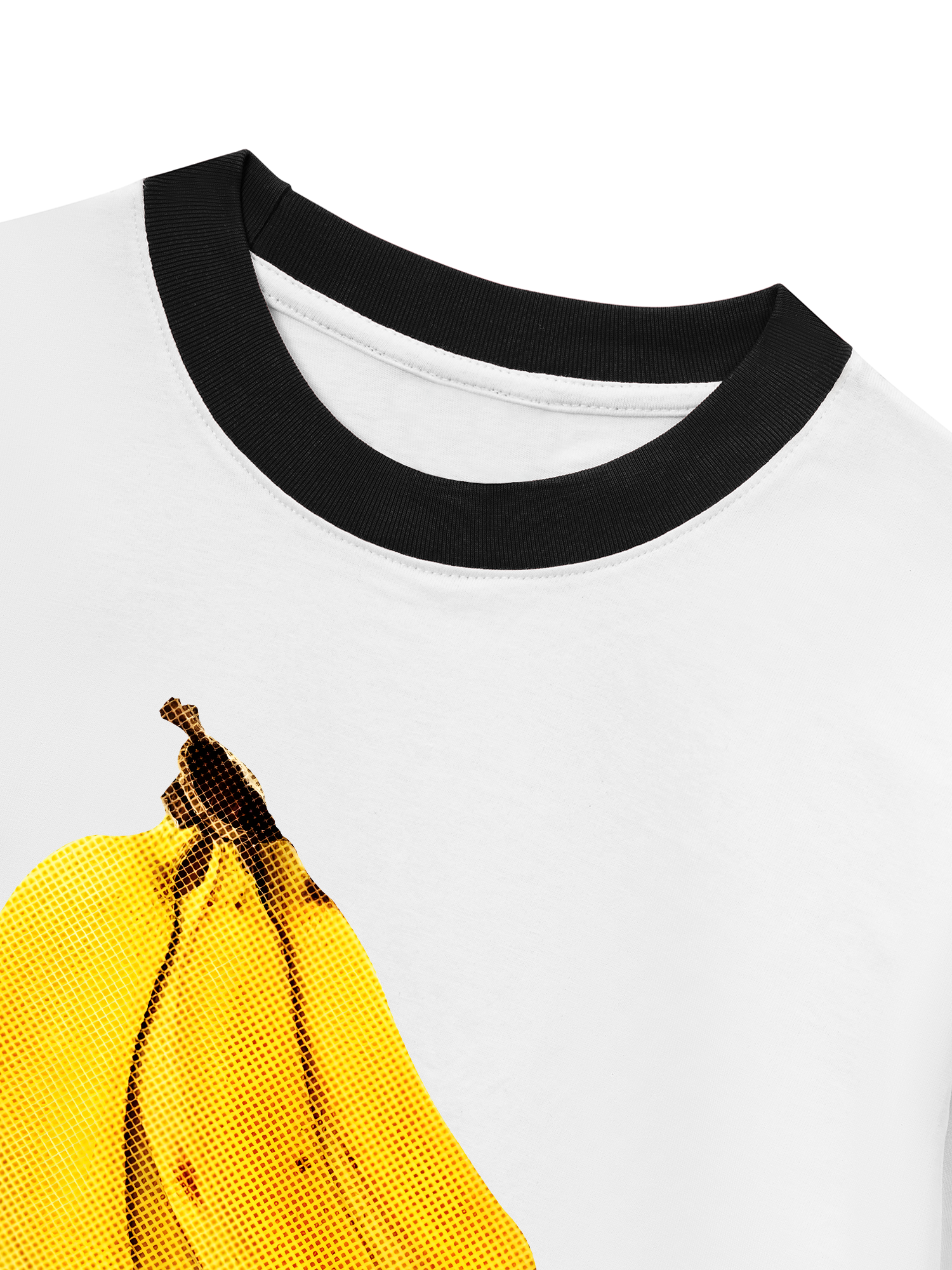 Áo Thun Ringer Relaxed Fit Tropical Banana Retro