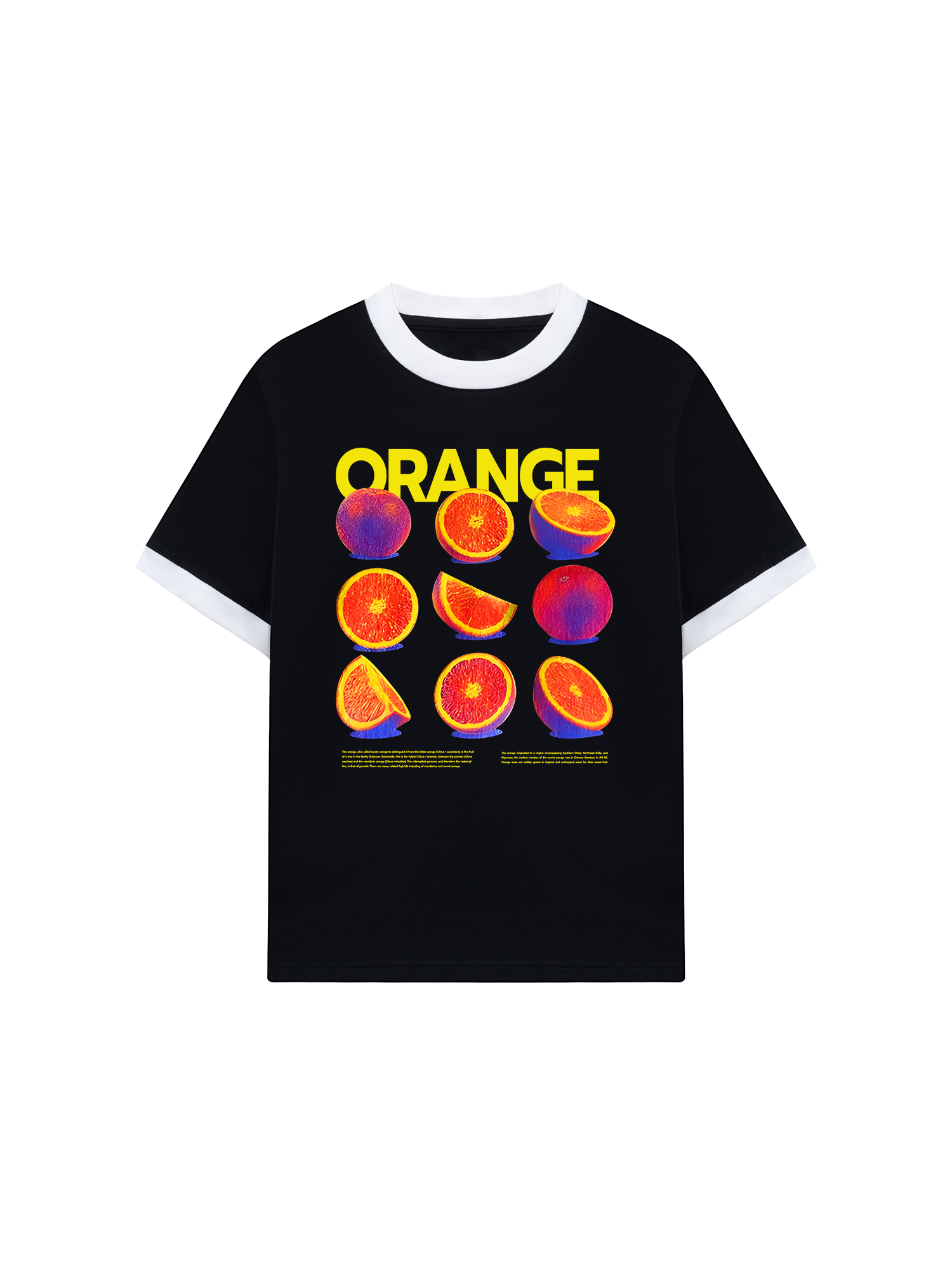 Áo Thun Ringer Relaxed Fit Tropical Orange Vitamin
