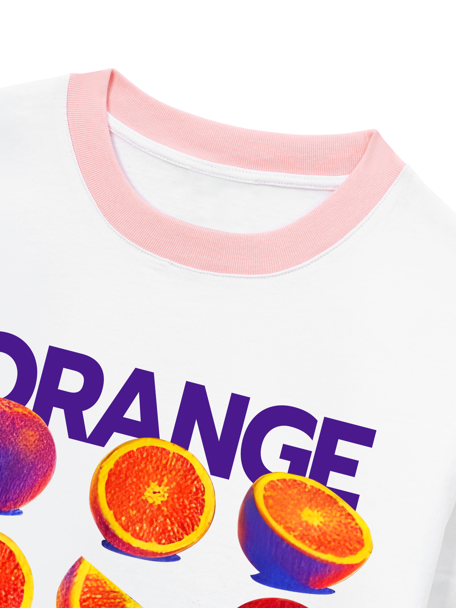 Áo Thun Ringer Relaxed Fit Tropical Orange Vitamin