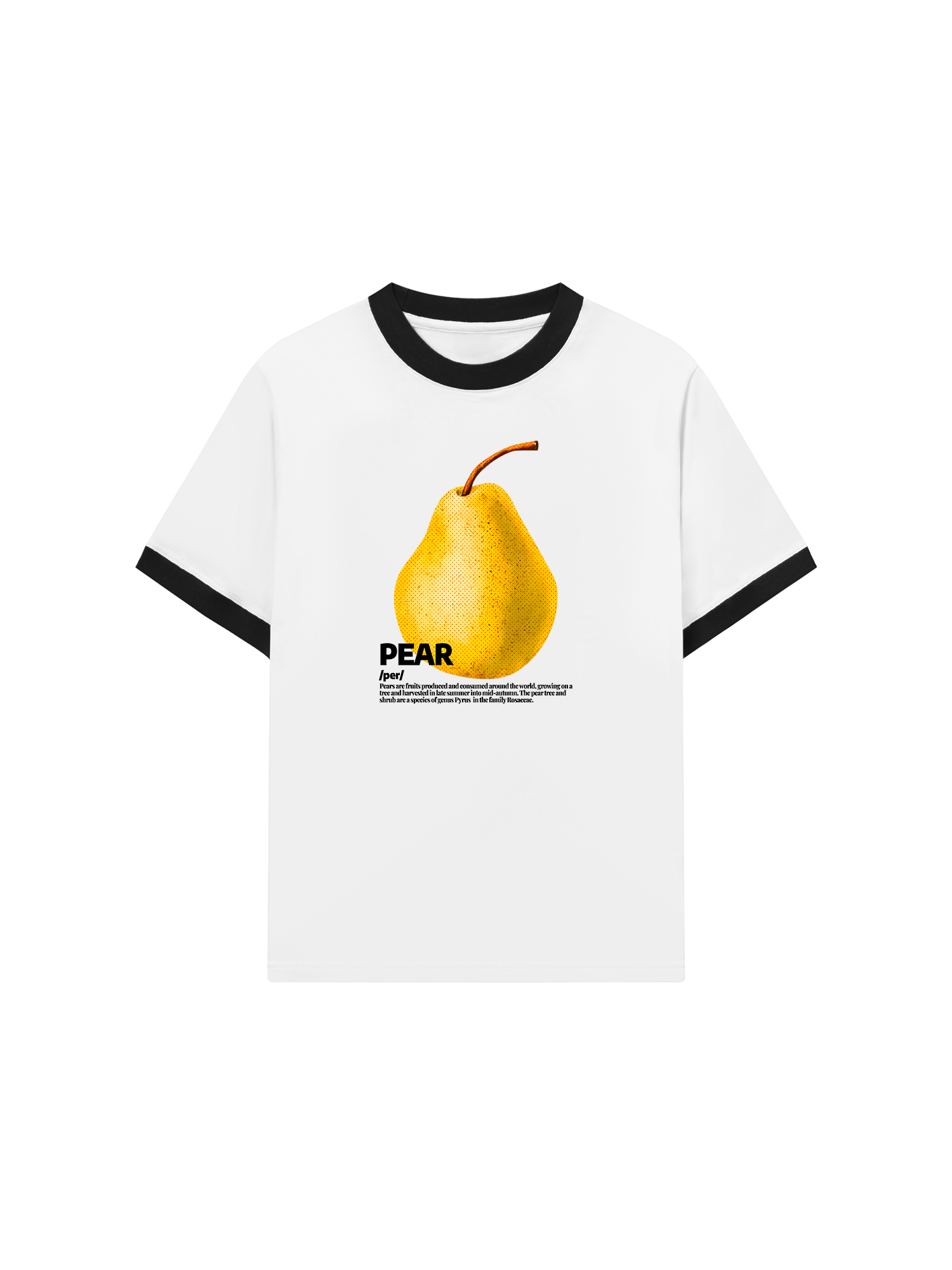 Áo Thun Ringer Relaxed Fit Tropical Pear Retro