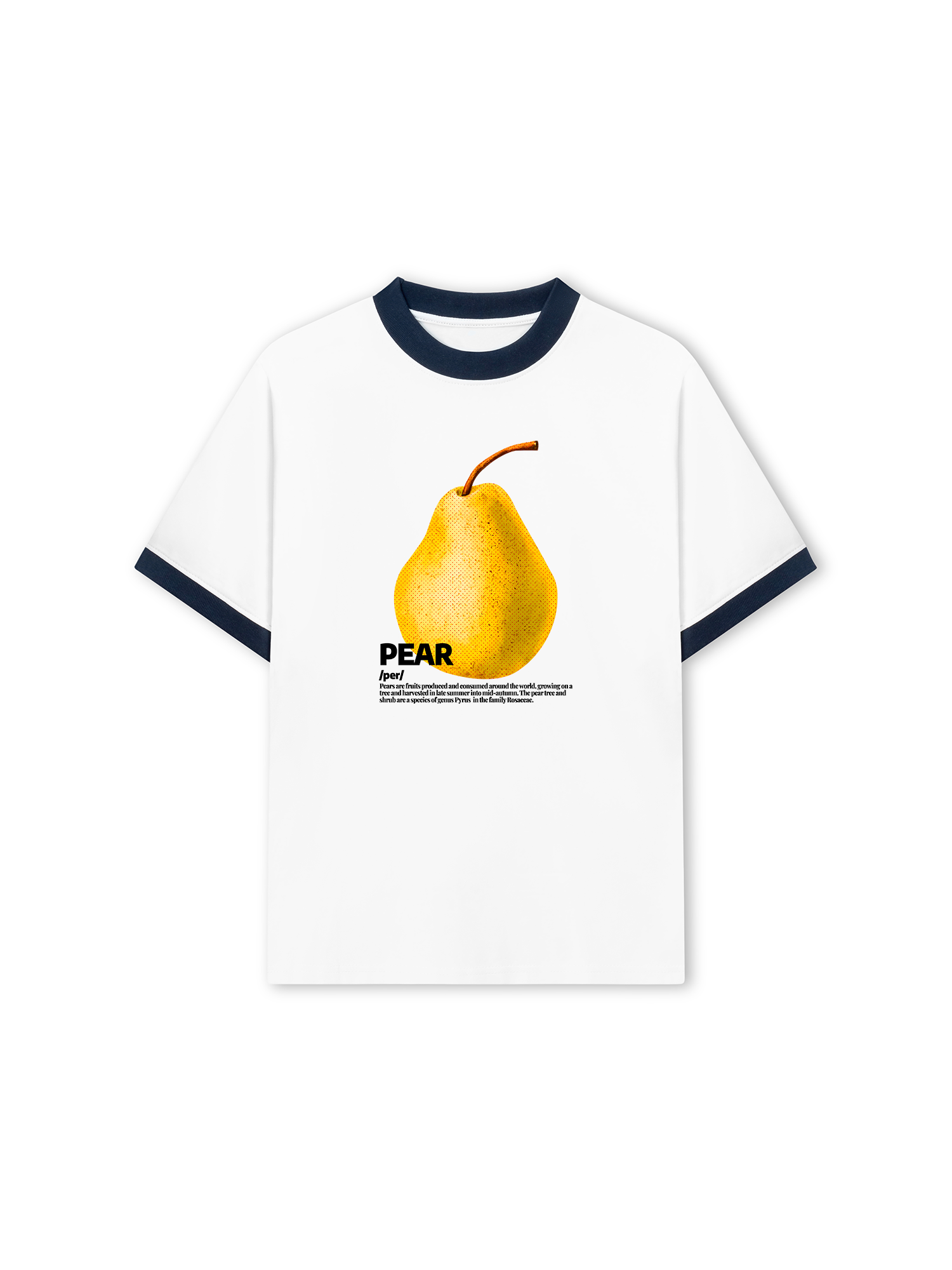 Áo Thun Ringer Relaxed Fit Tropical Pear Retro