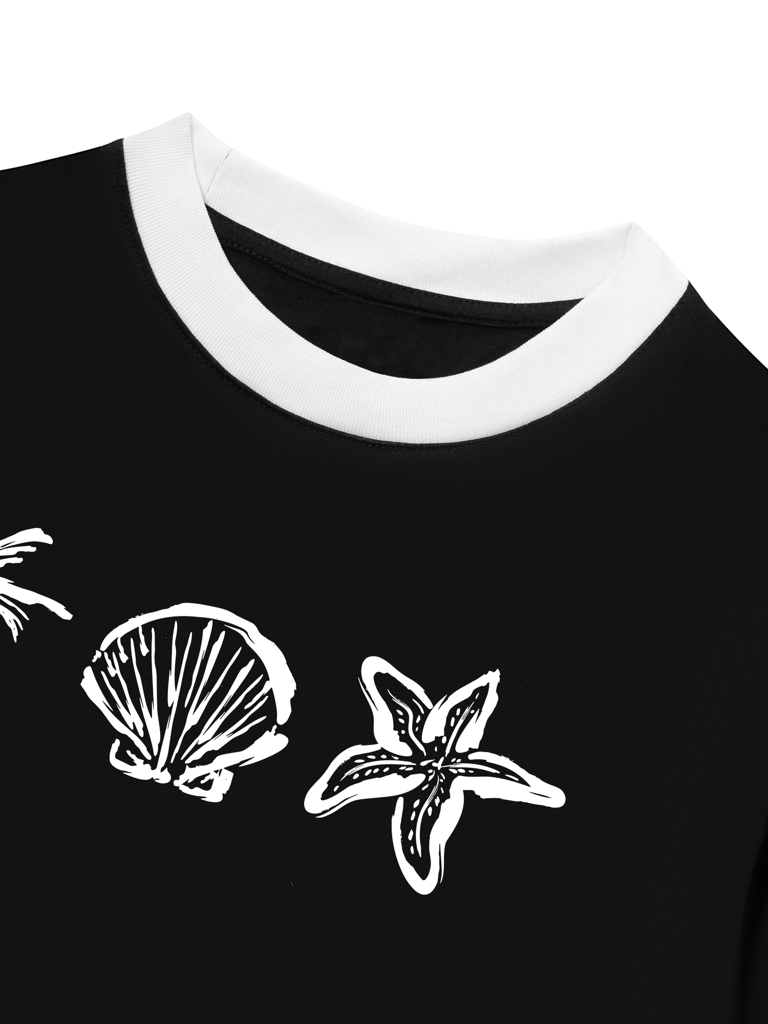 Áo Thun Ringer Relaxed Fit Tropical Sea You Soon