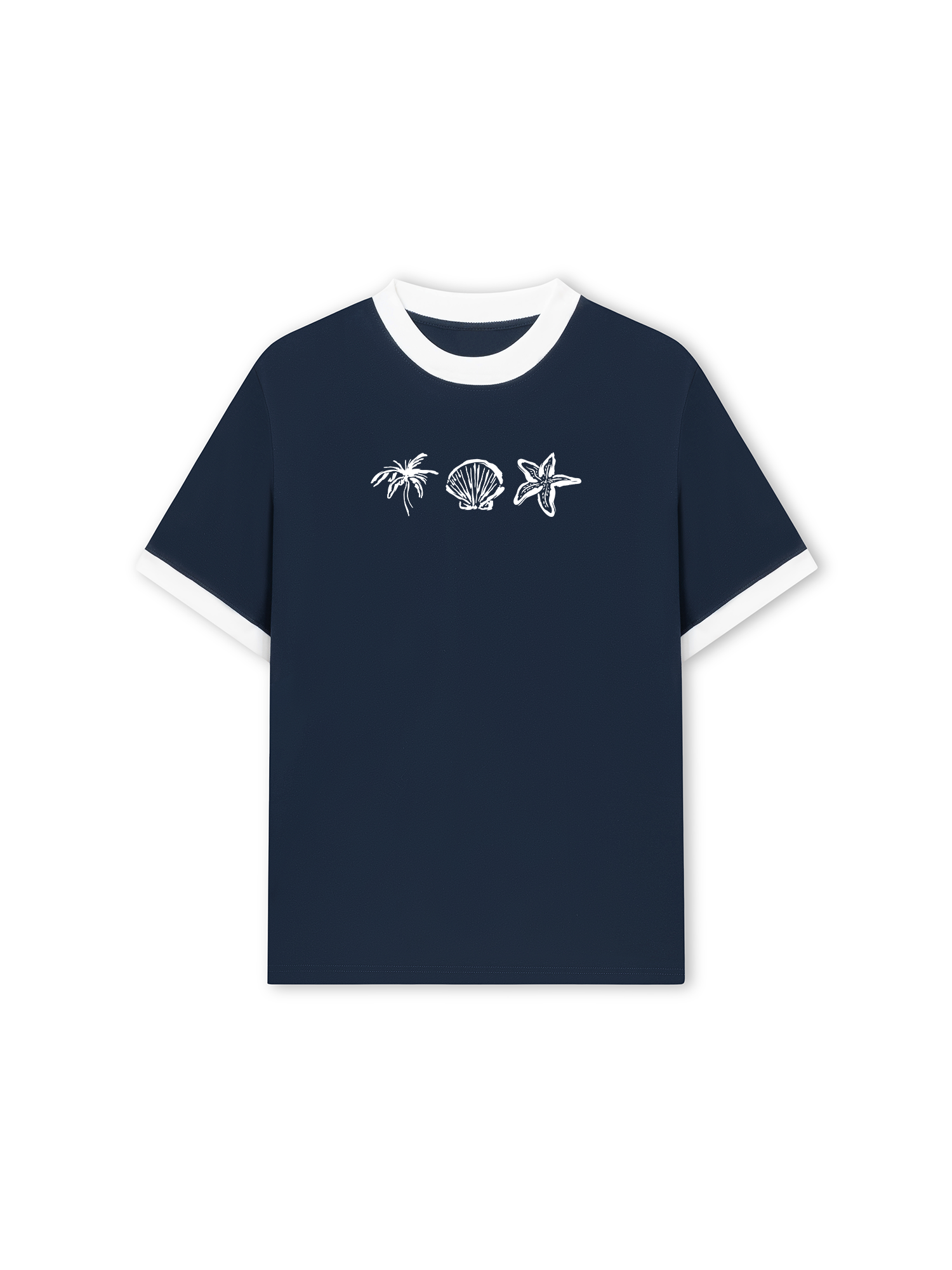 Áo Thun Ringer Relaxed Fit Tropical Sea You Soon