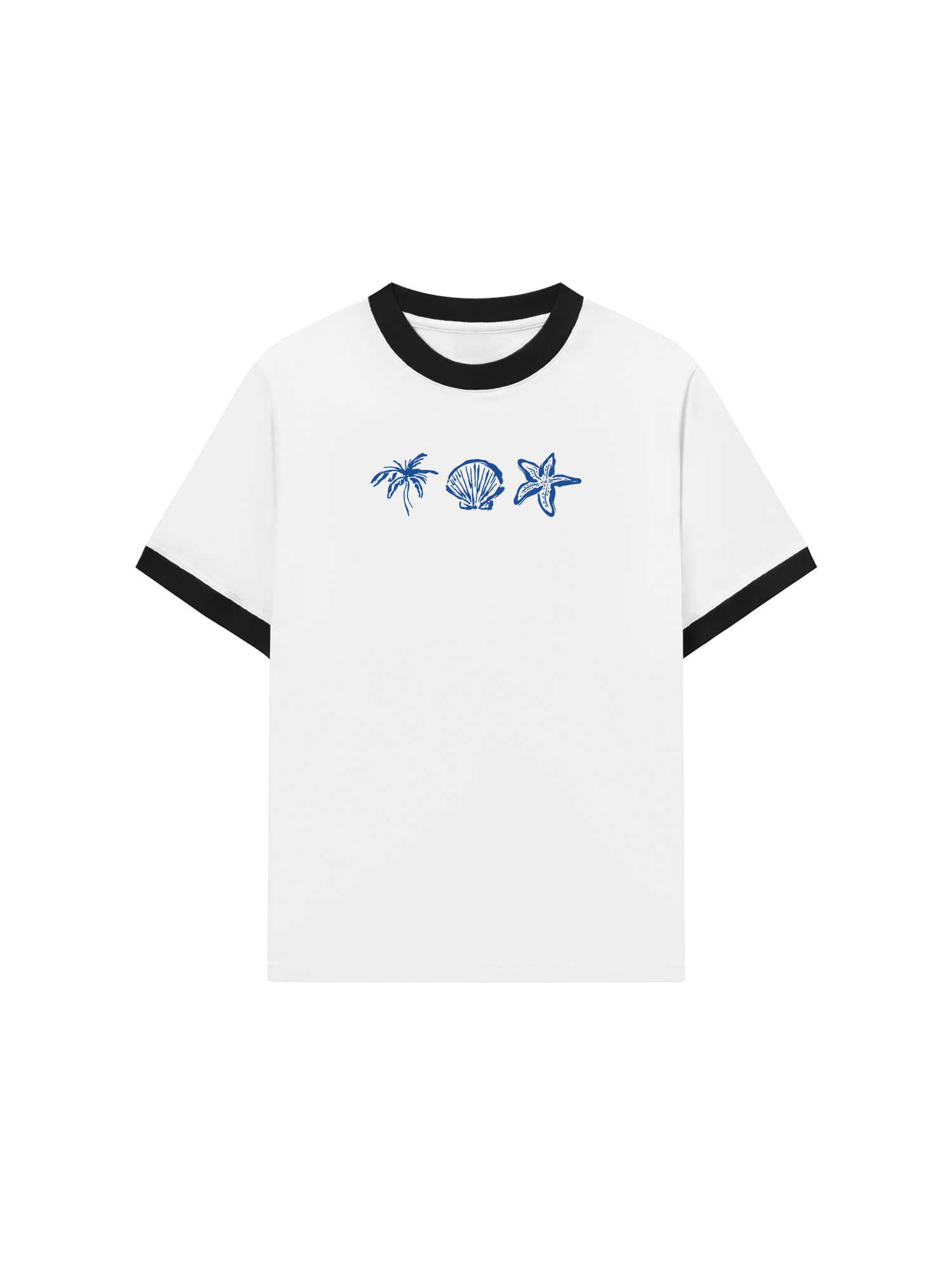 Áo Thun Ringer Relaxed Fit Tropical Sea You Soon