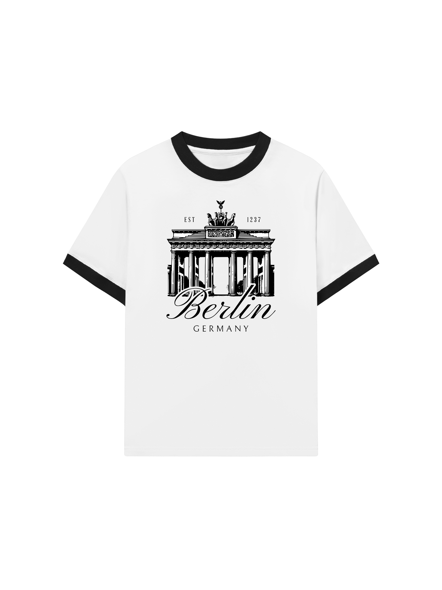 Áo Thun Ringer Relaxed Fit Berlin Germany