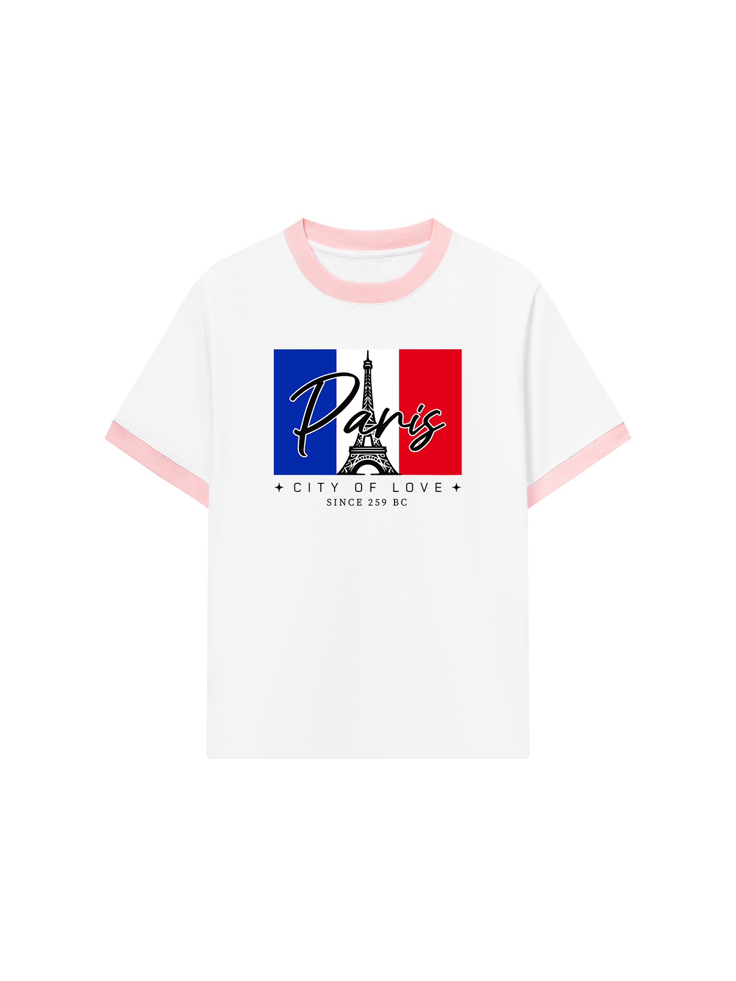 Áo Thun Ringer Relaxed Fit City Of Love