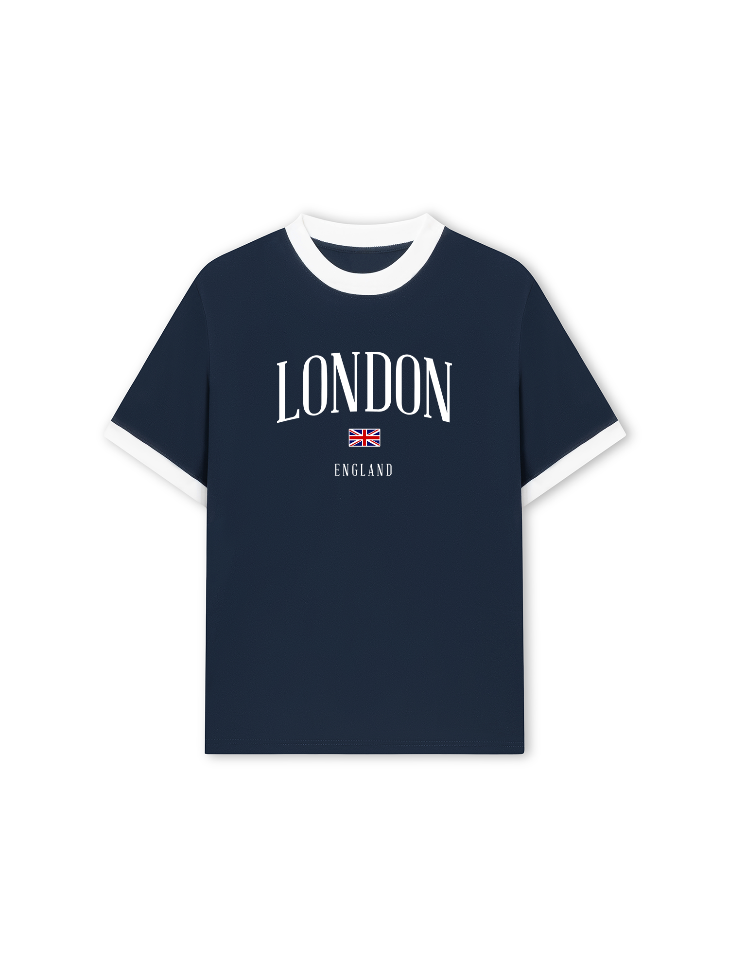 Áo Thun Ringer Relaxed Fit London England Classic