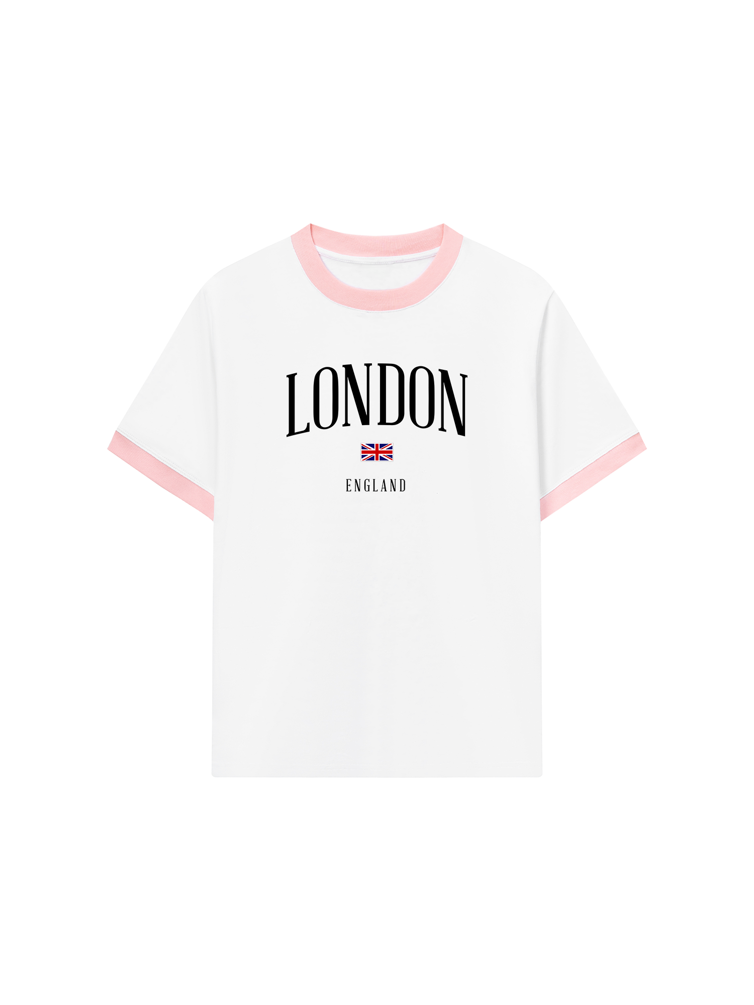 Áo Thun Ringer Relaxed Fit London England Classic