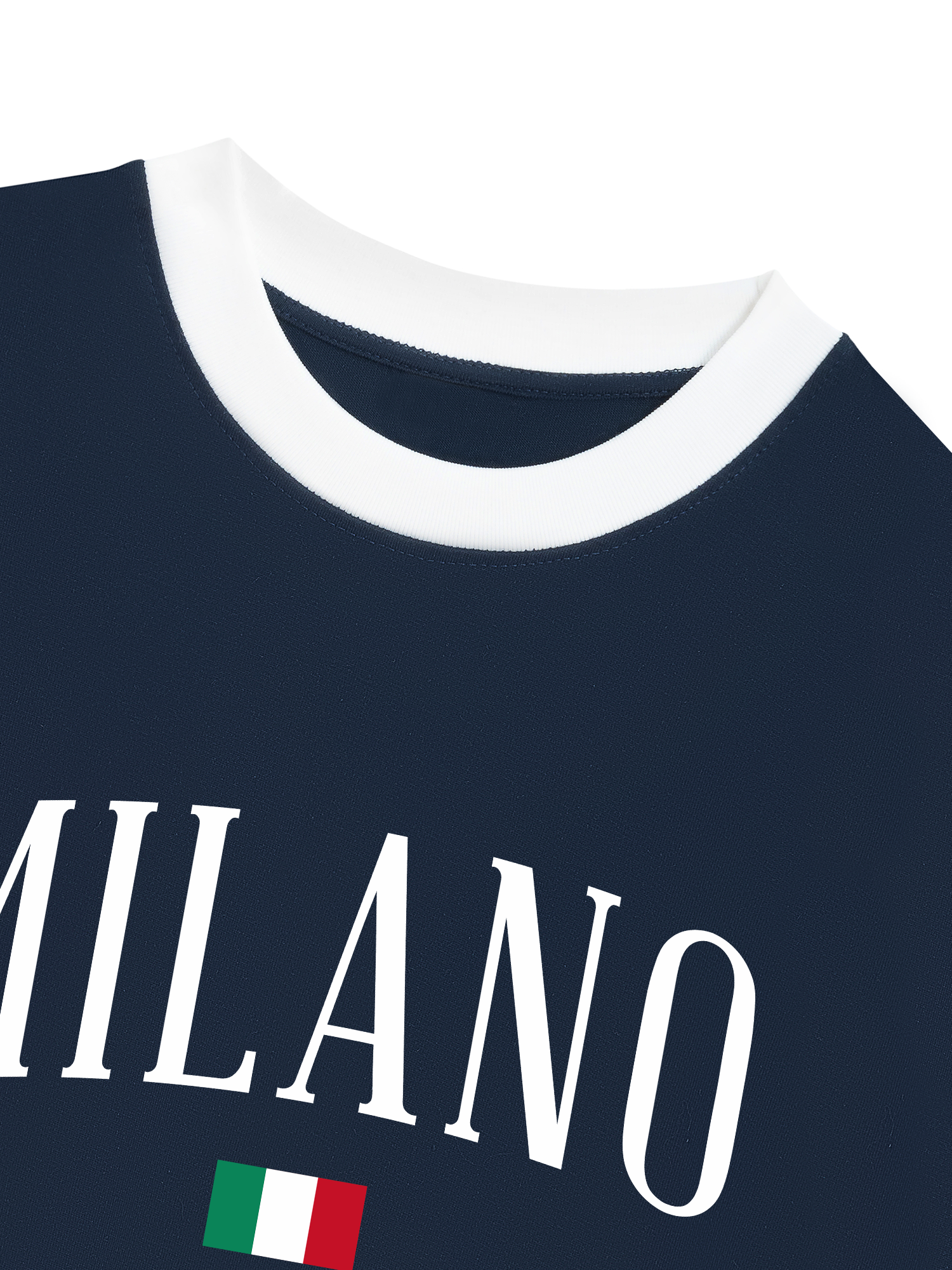 Áo Thun Ringer Relaxed Fit Milano Italia Classic