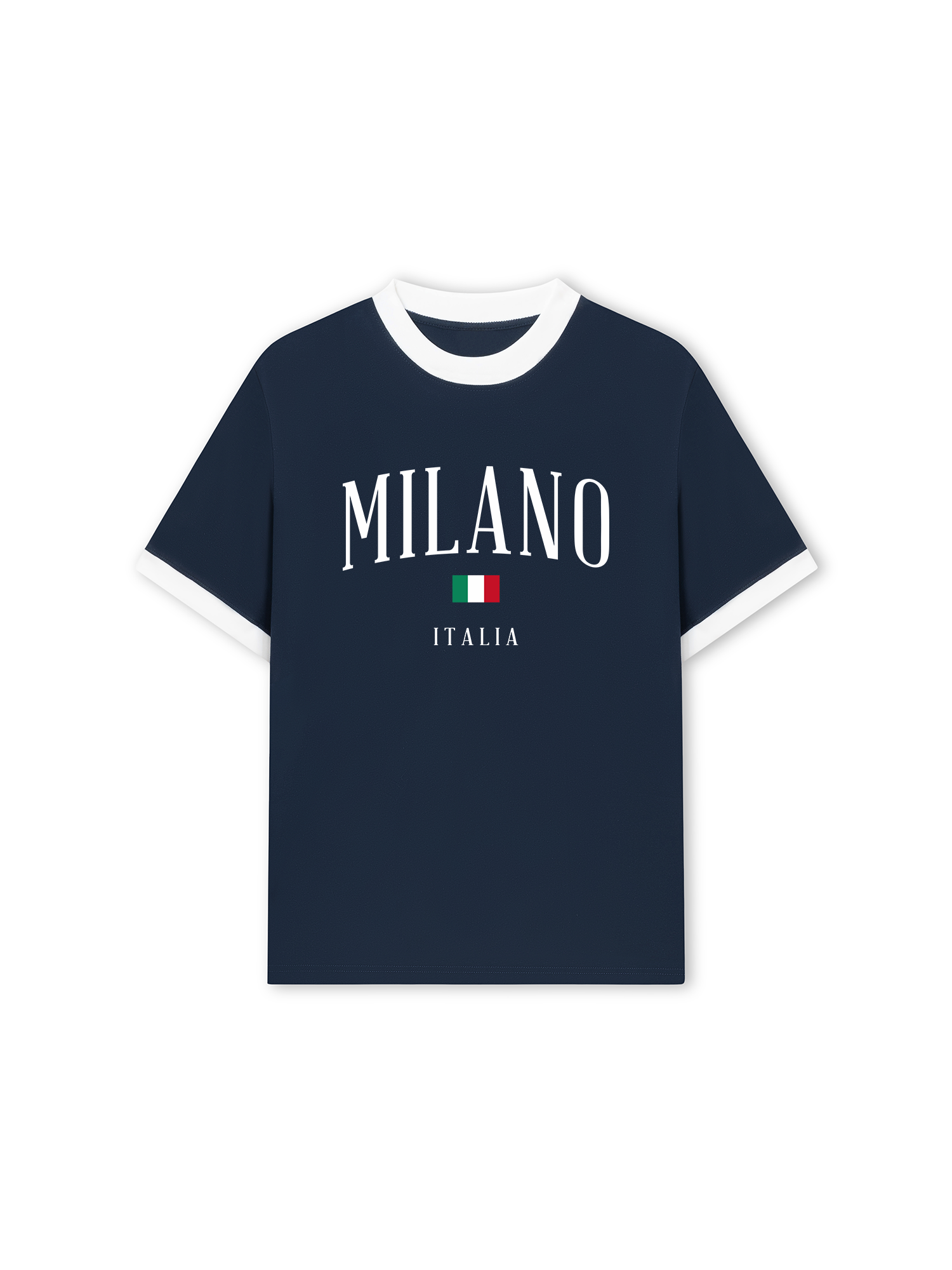 Áo Thun Ringer Relaxed Fit Milano Italia Classic