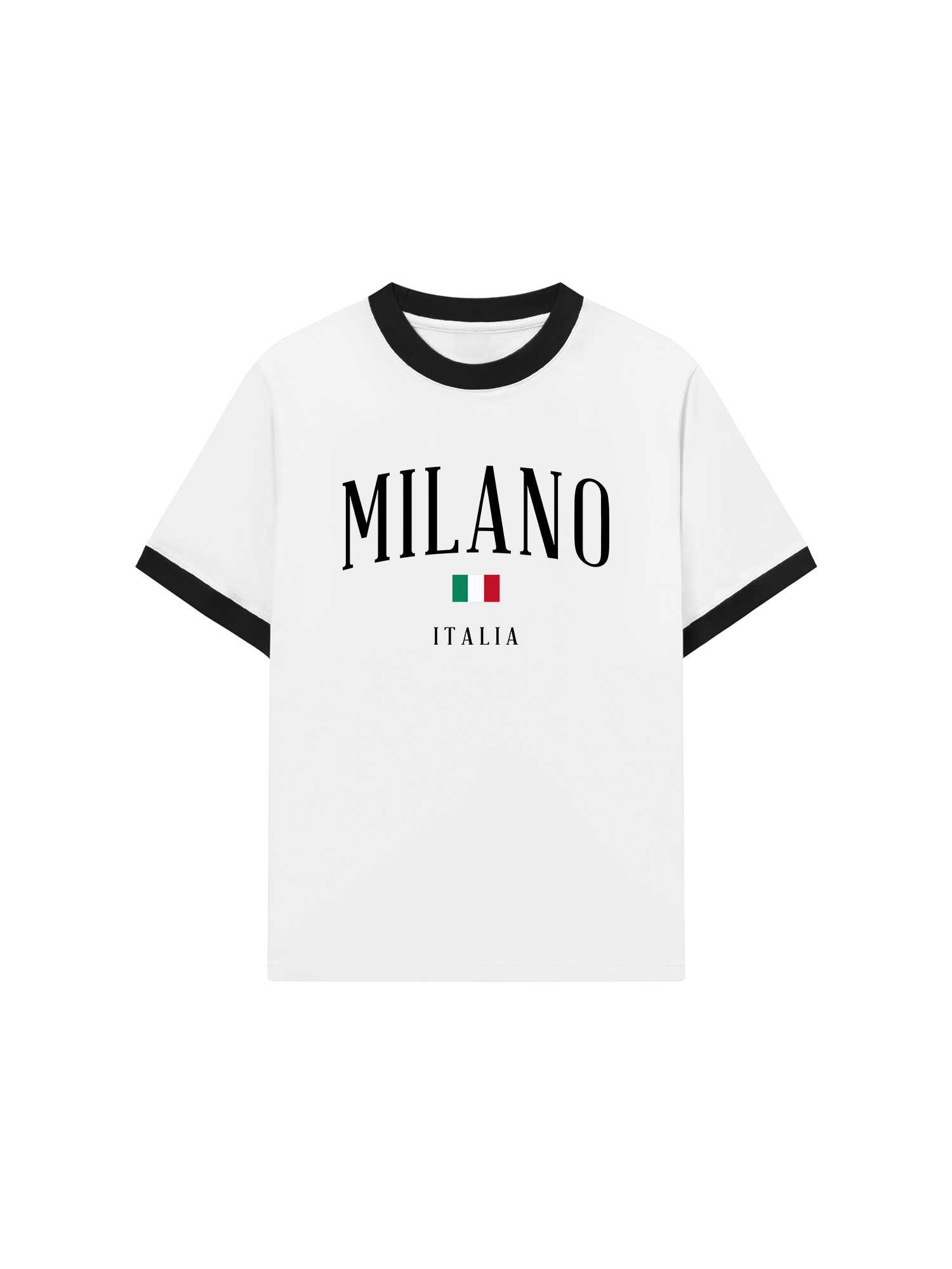 Áo Thun Ringer Relaxed Fit Milano Italia Classic