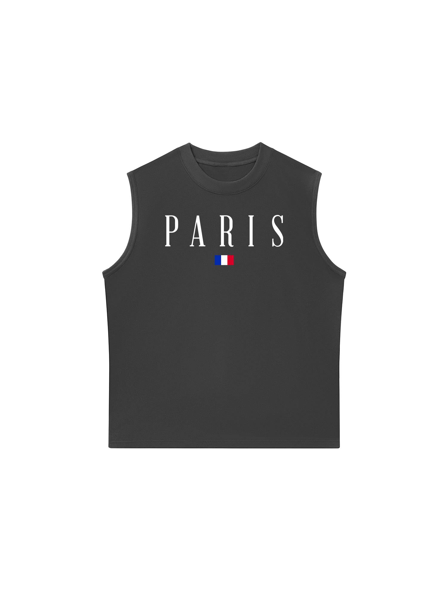 Áo Ba Lỗ Relaxed Fit Paris Minimalist